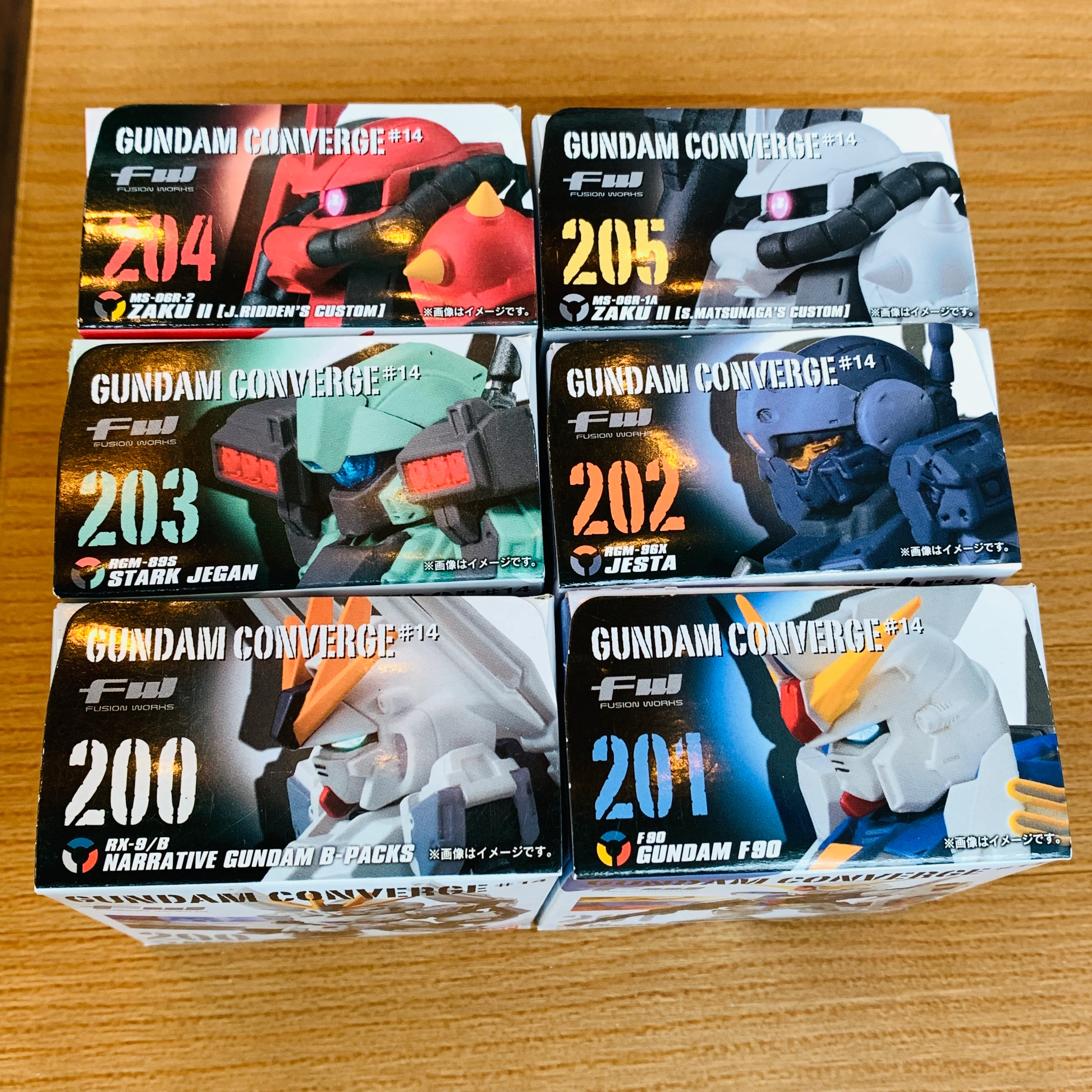 FUSION WORKS Gundam Converge #14 - Complete Set of 6 - Image 2