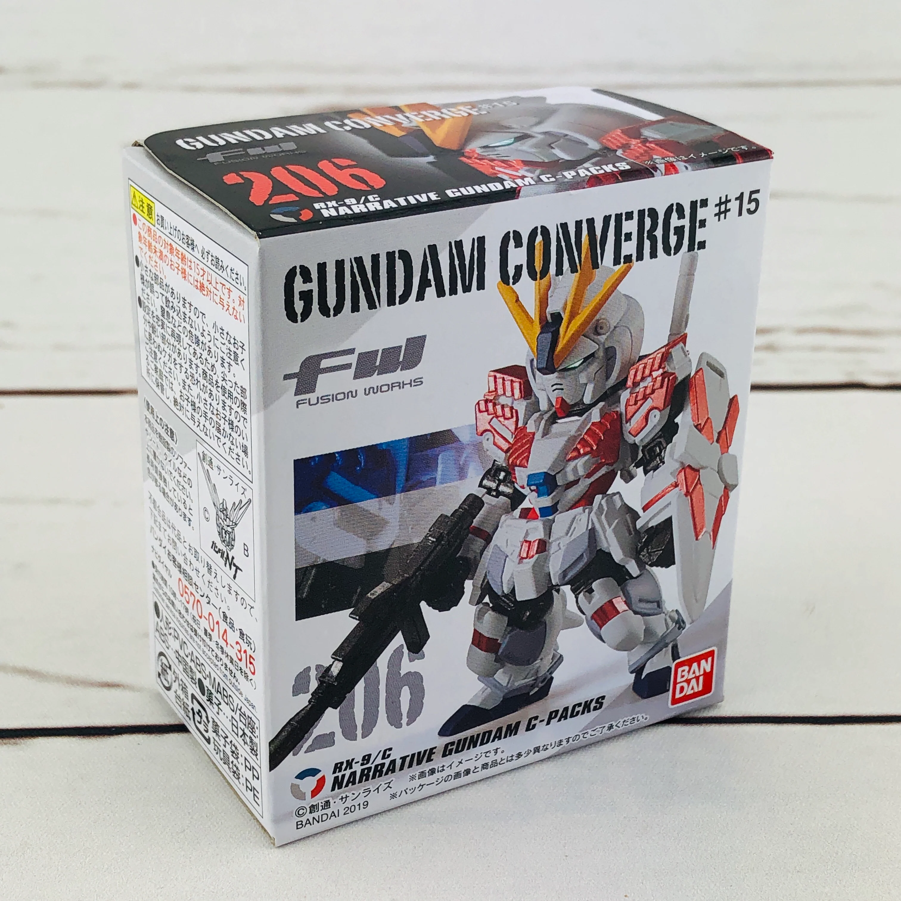FUSION WORKS Gundam Converge #15 - 206 Narrative Gundam C-Packs RX-9/C - Image 2