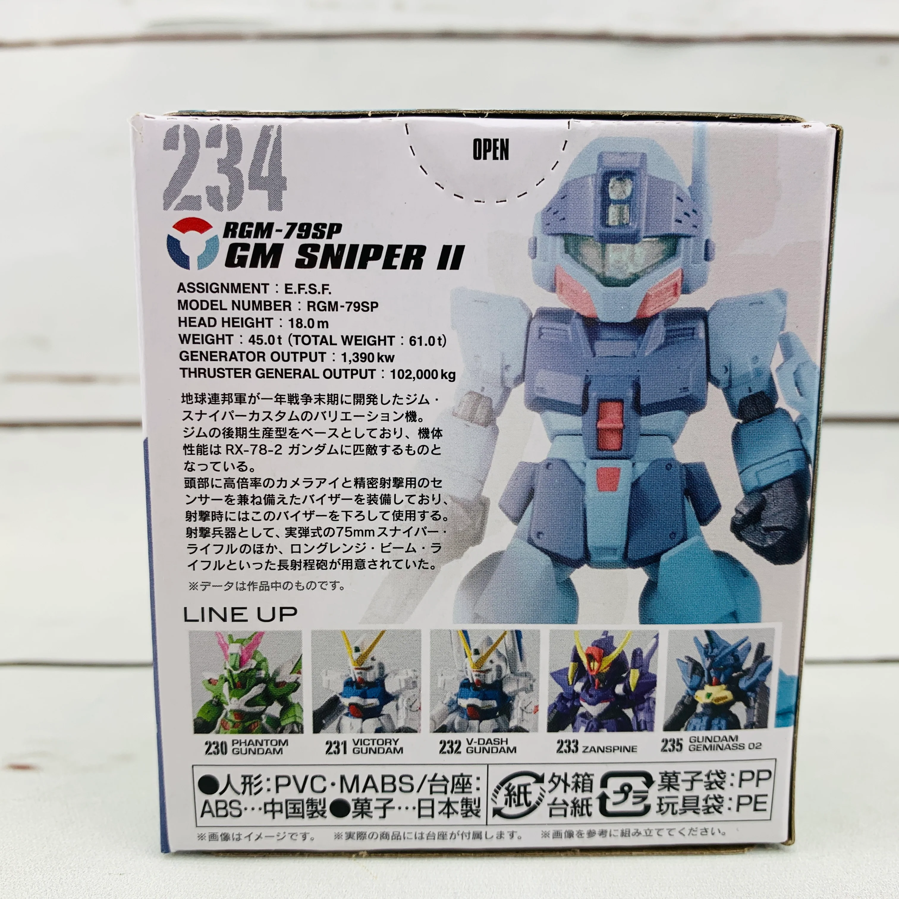 FUSION WORKS Gundam Converge #19 - 234 RGM-79SP GM SNIPER II - Image 2