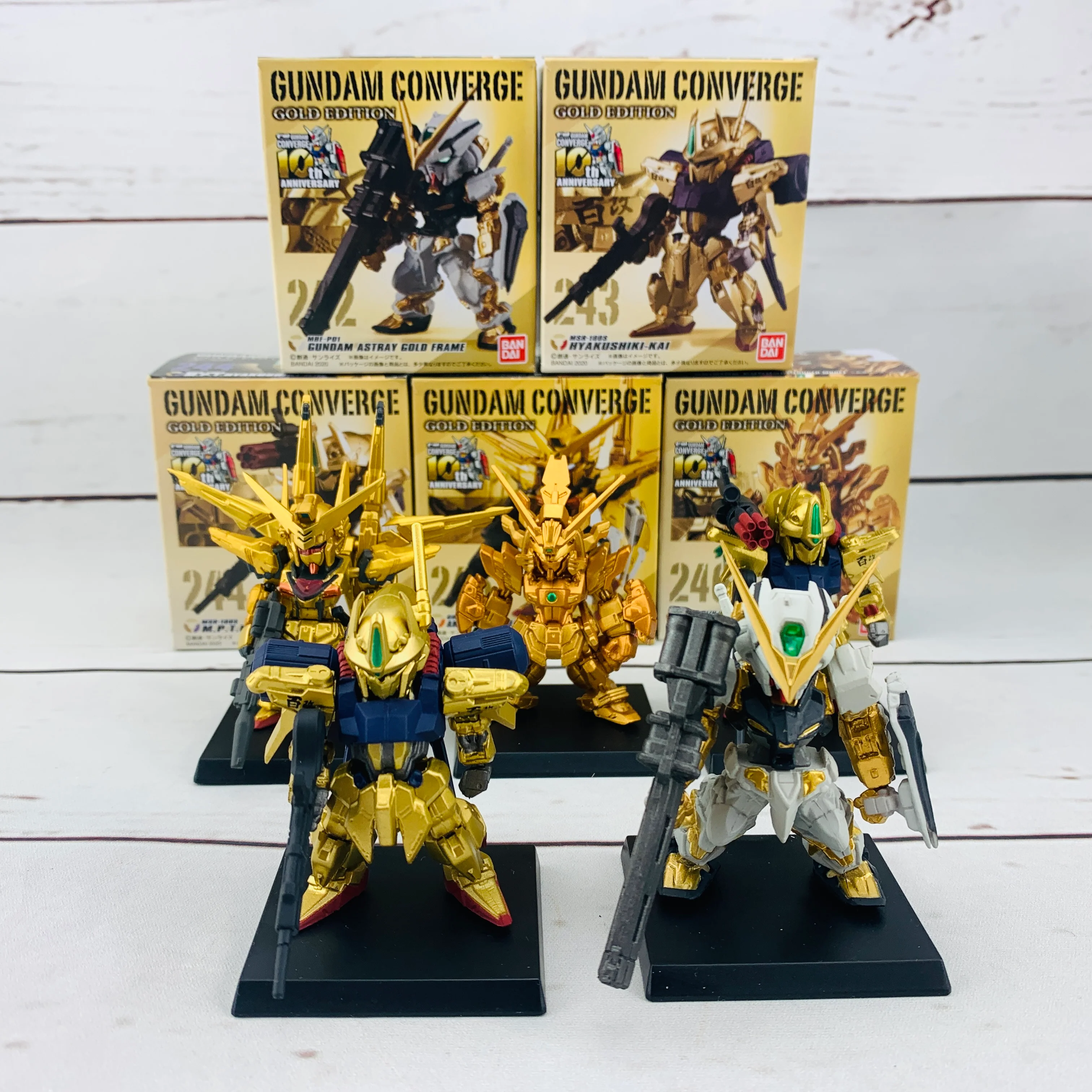 FUSION WORKS Gundam Converge GOLD EDITION Complete set of 5 - Image 3