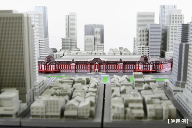 GEOCRAPER® 1:2500 Scale Model Tokyo Station Marunouchi Station Building 4573364060592 - Image 10