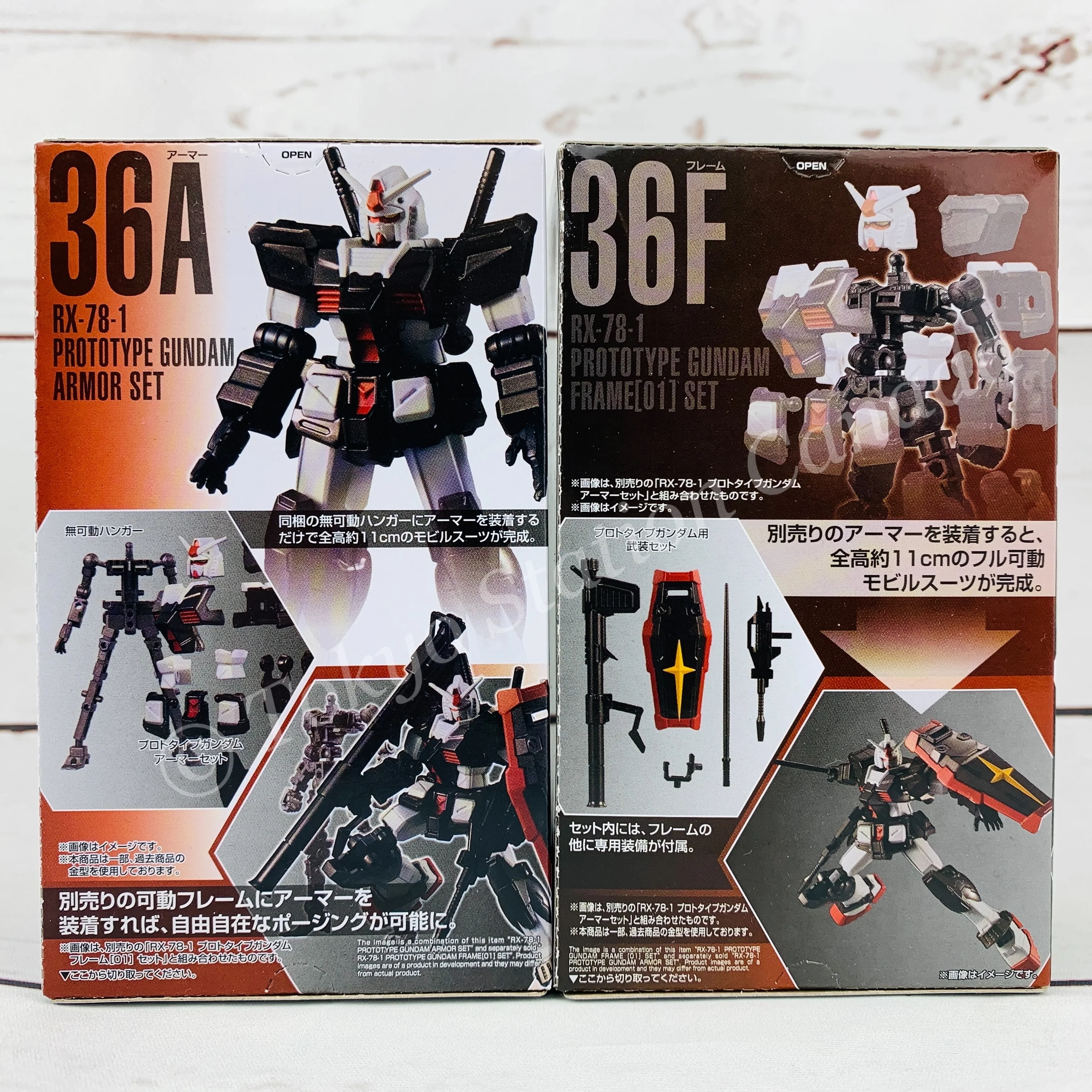GFRAME 12 Mobile Suit Gundam 36A RX-78-1 PROTOYTPE GUNDAM Armor Set and 36F RX-78-1 PROTOYTPE GUNDAM Frame (01) Set - Image 2