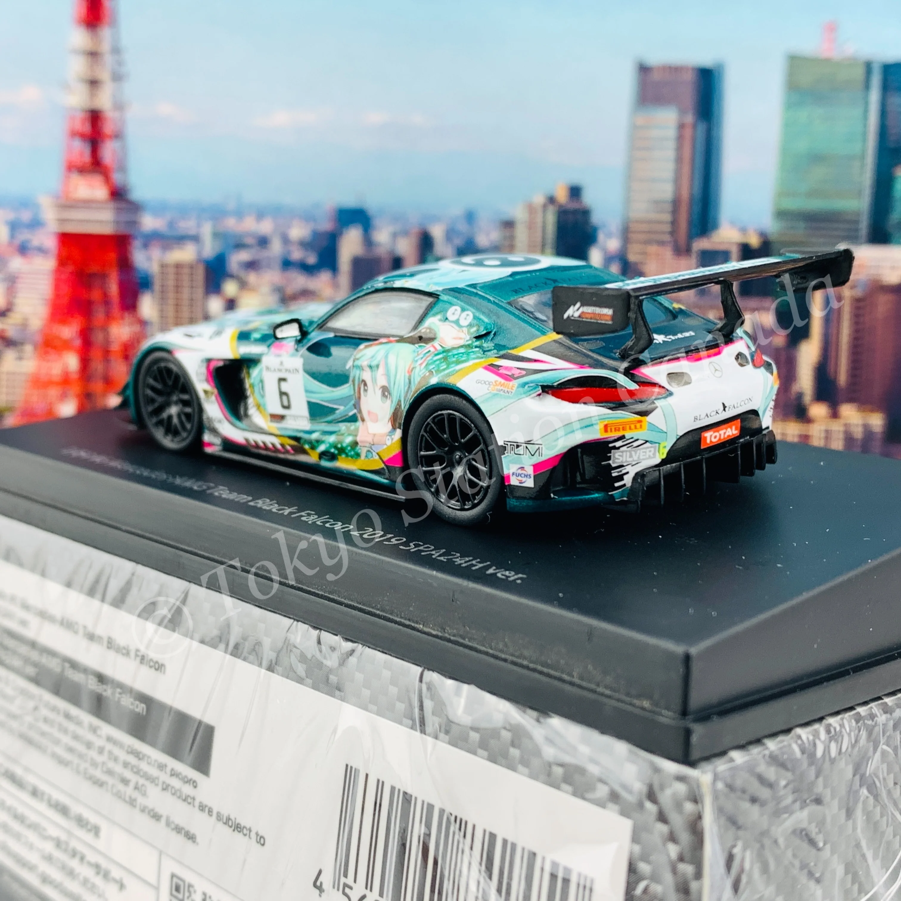 GOODSMILE 1/64 #6 Mercedes-AMG Team Black Falcon 2019 SPA24H Ver. 4560392842450 - Image 5