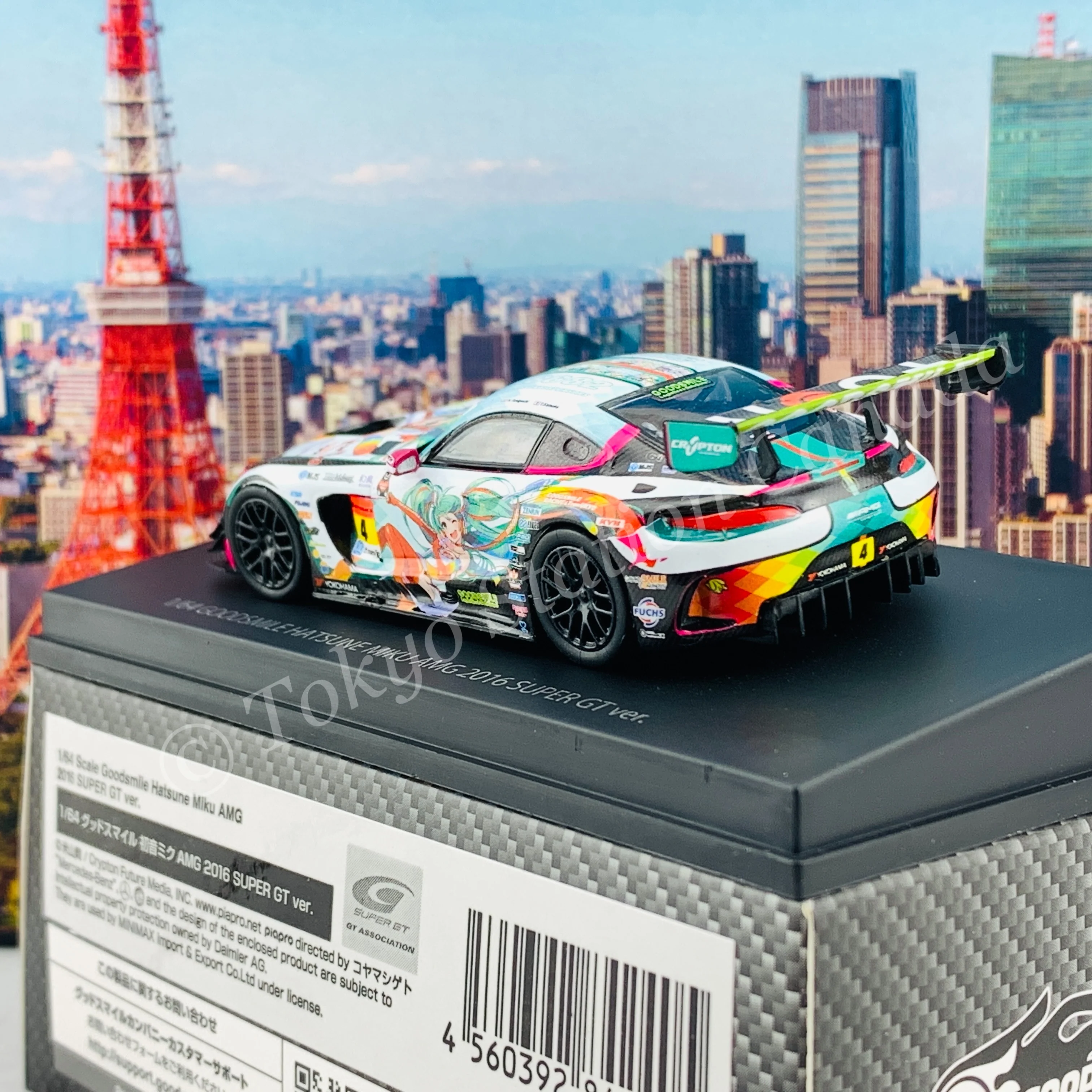 GOODSMILE 1/64 Hatsune Miku AMG 2016 Super GT Ver. 4560392842405 - Image 5