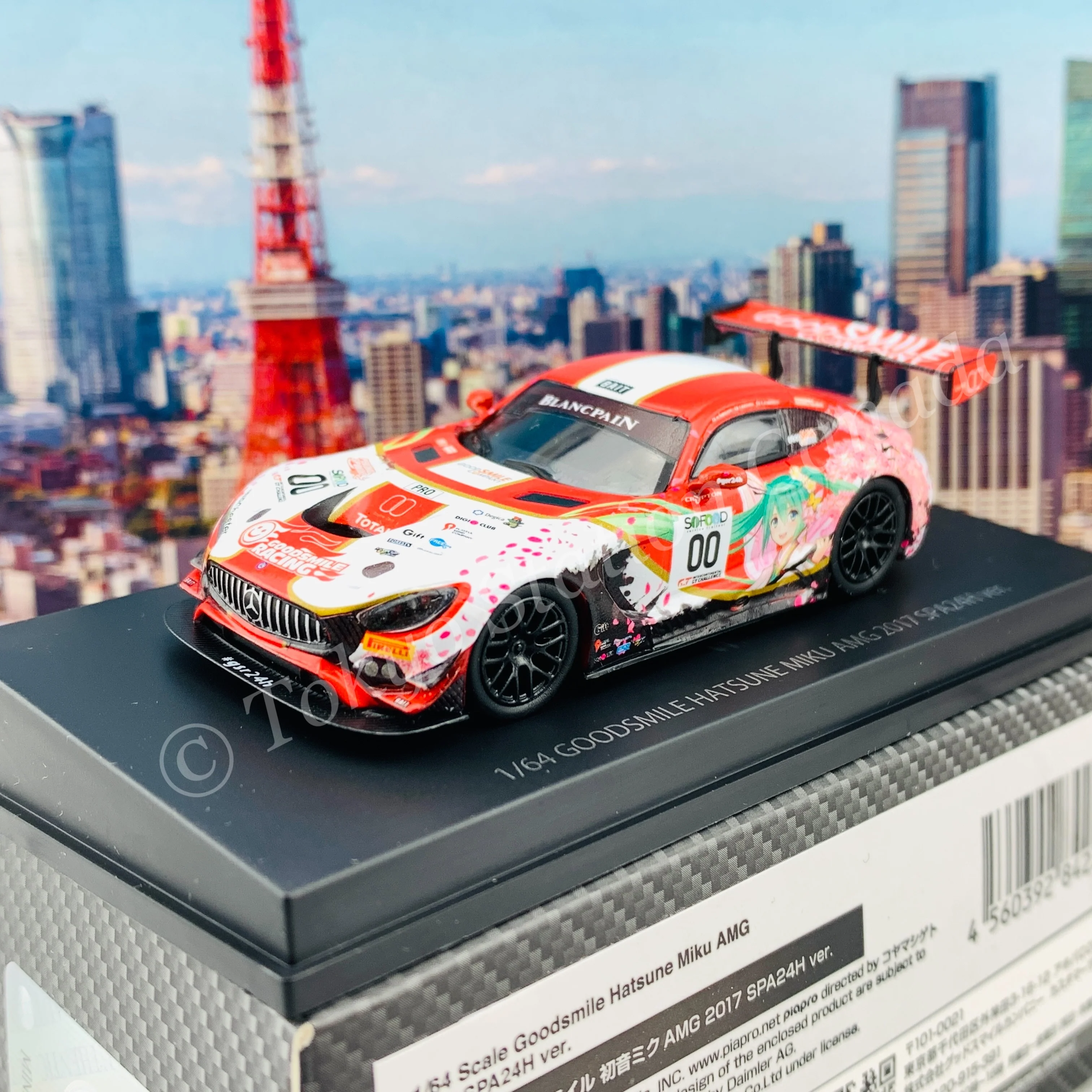 GOODSMILE 1/64 Hatsune Miku AMG 2017 SPA24H Ver. 4560392842399 - Image 2