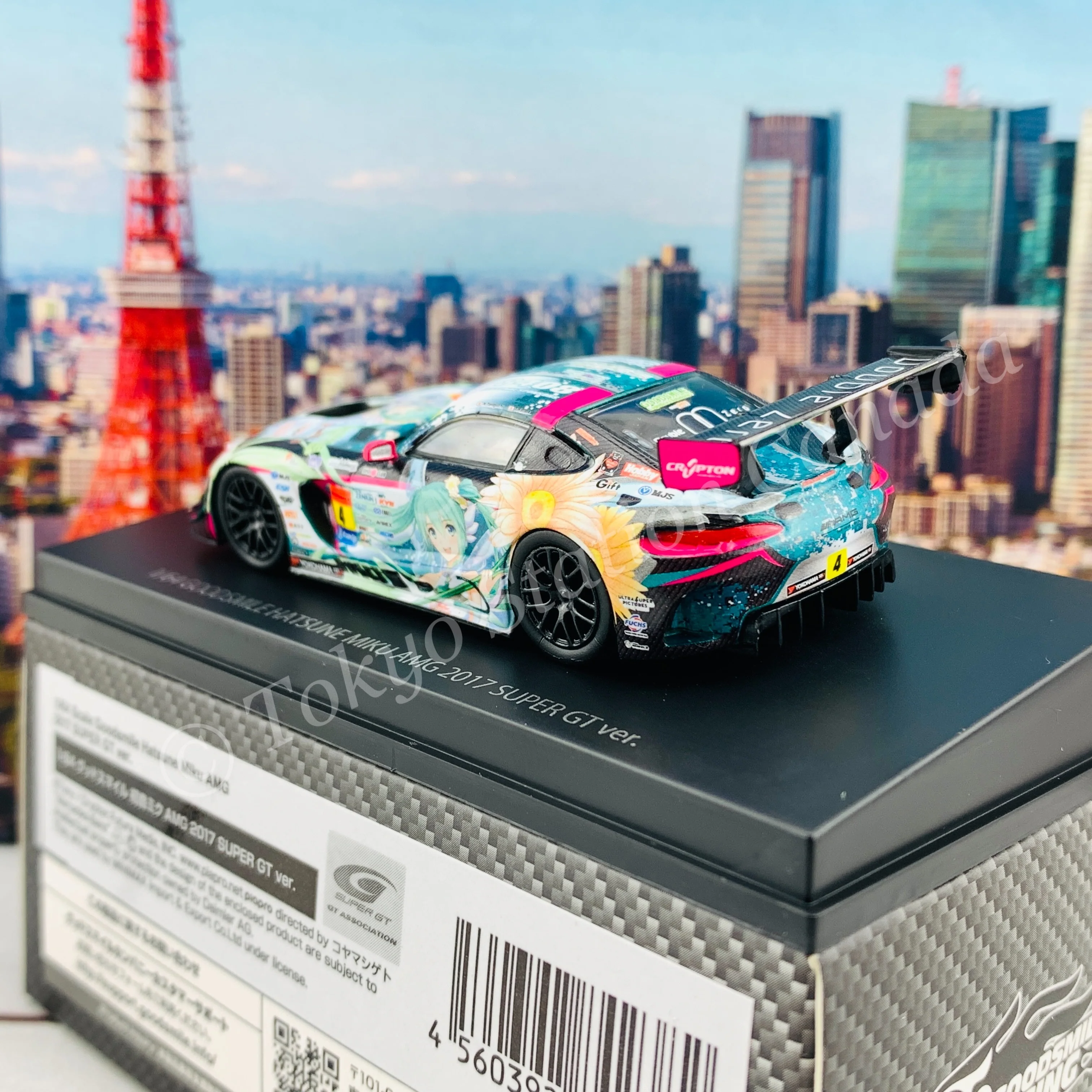 GOODSMILE 1/64 Hatsune Miku AMG 2017 Super GT Ver. 4560392842382 - Image 5