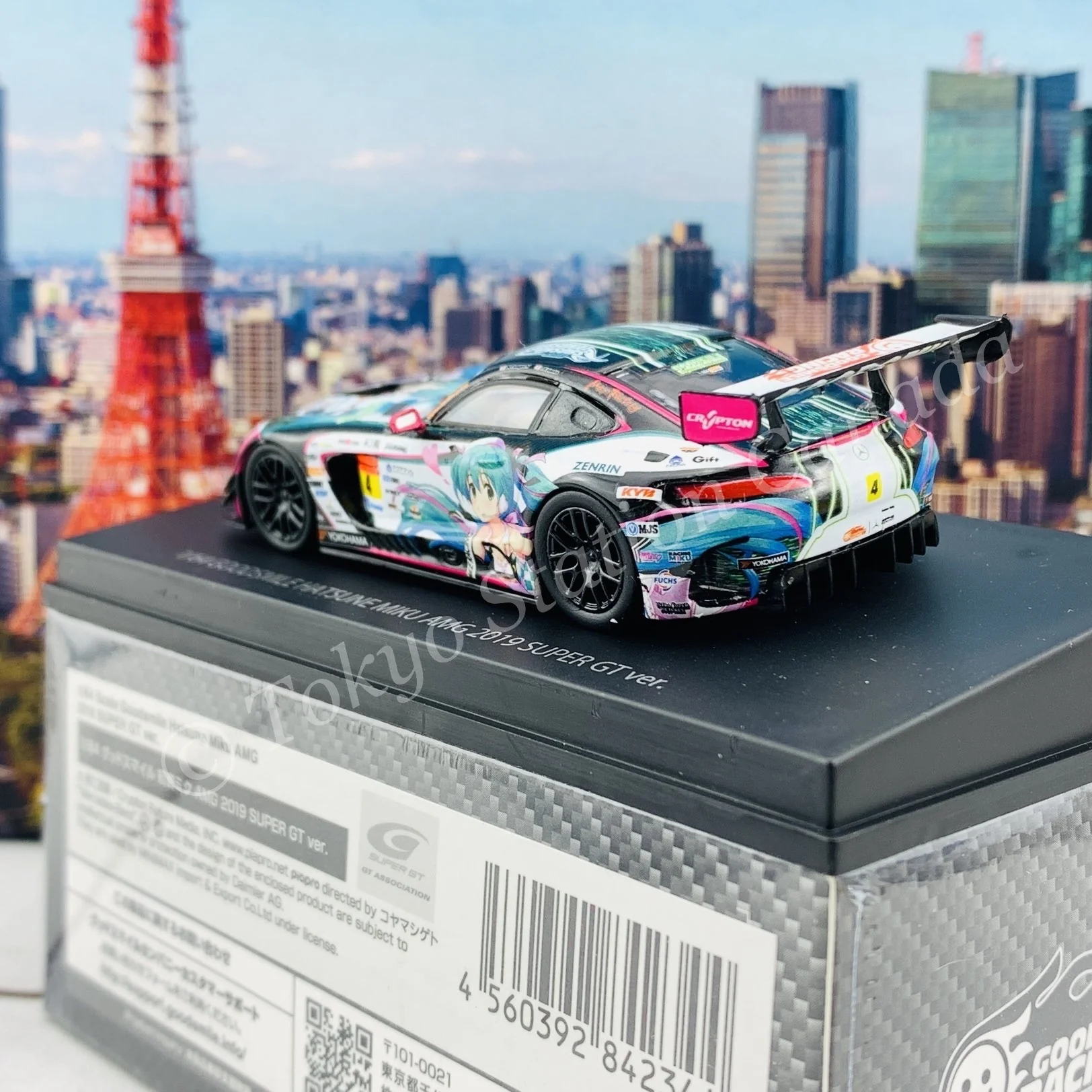GOODSMILE 1/64 Hatsune Miku AMG 2019 Super GT Ver. 4560392842344 - Image 5