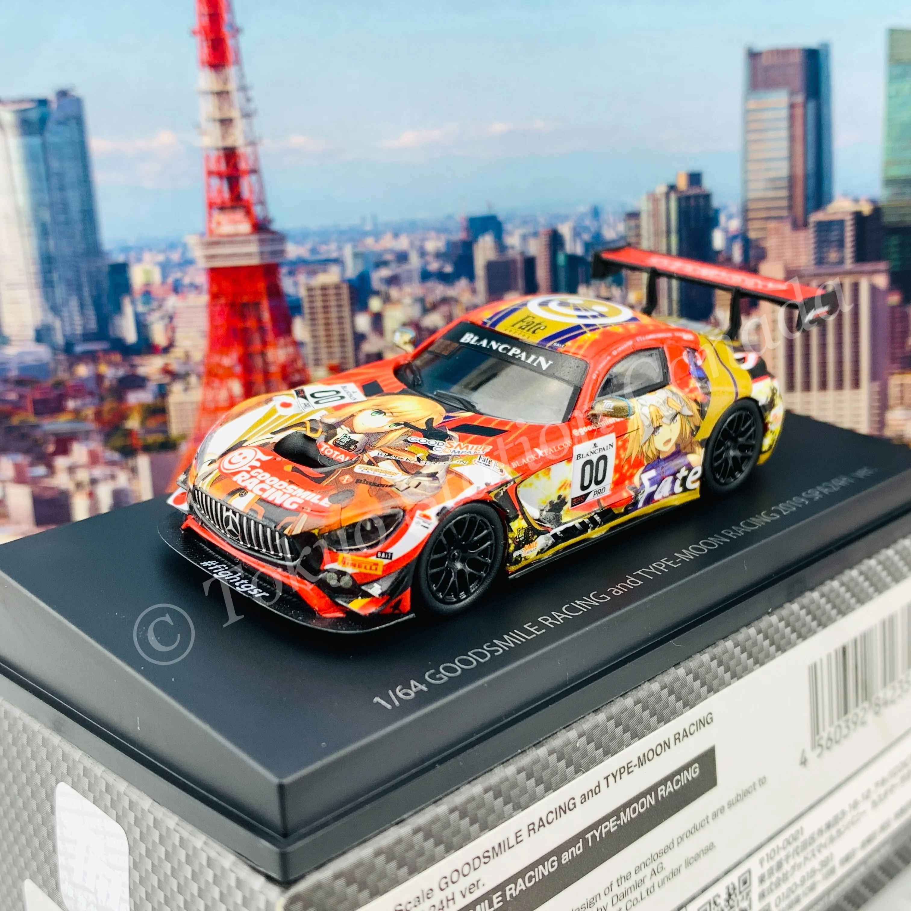 GOODSMILE 1/64 Racing and Type-Moon Racing 2019 SPA24H Ver. 4560392842351 - Image 2