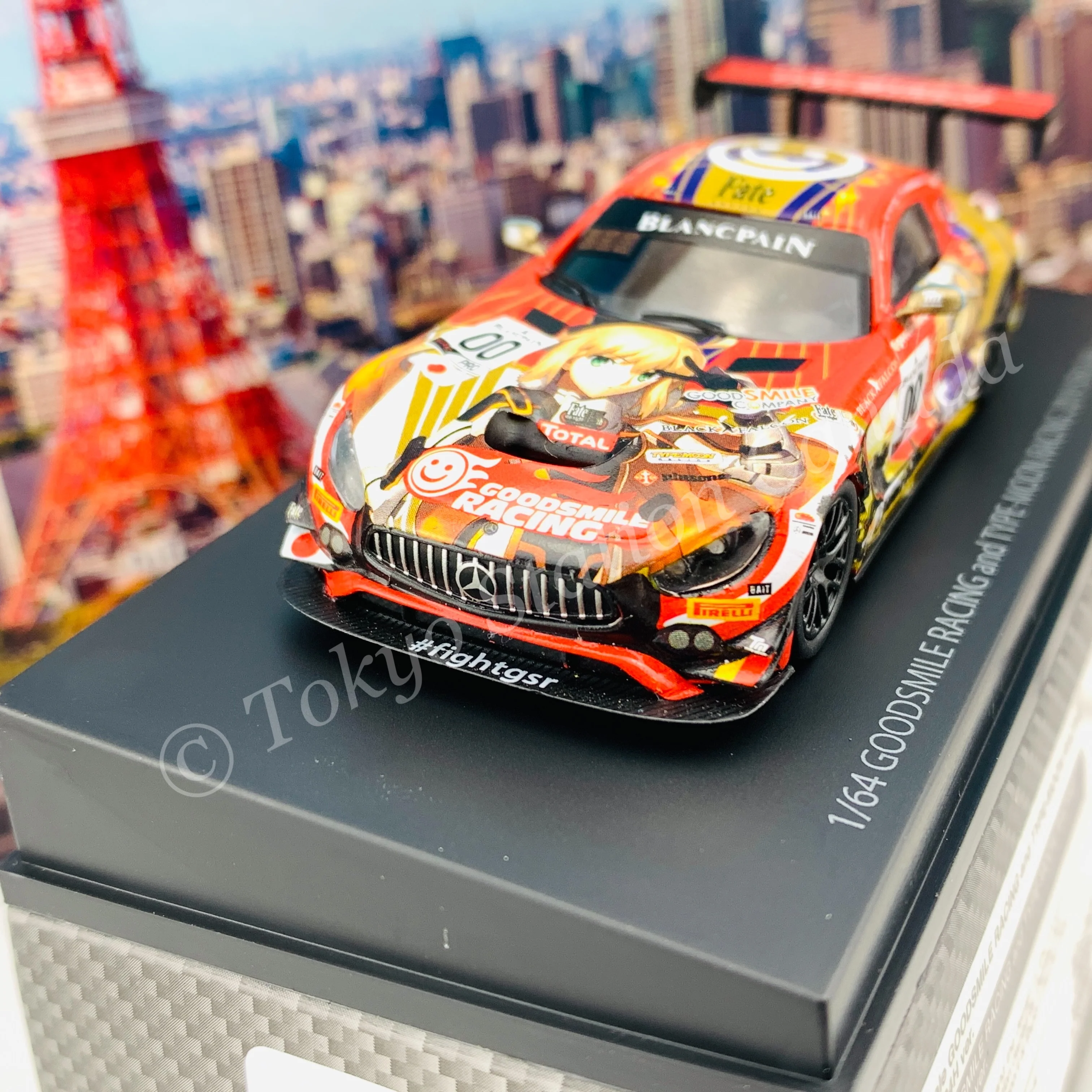 GOODSMILE 1/64 Racing and Type-Moon Racing 2019 SPA24H Ver. 4560392842351 - Image 3