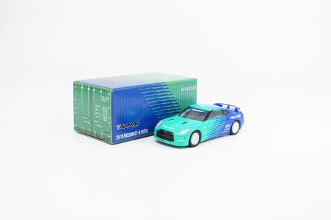 Greenlight x Tarmac Works 1/64 Nissan Skyline GTR R35 FALKEN - Image 4