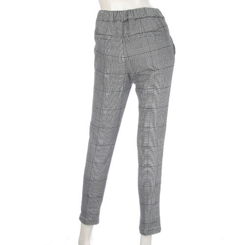 GUNZE M Black Glen Checker Brushed Legging - Image 2