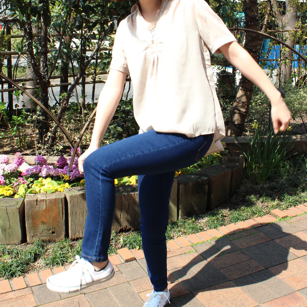 GUNZE M Brushed Denim Legging - Image 7