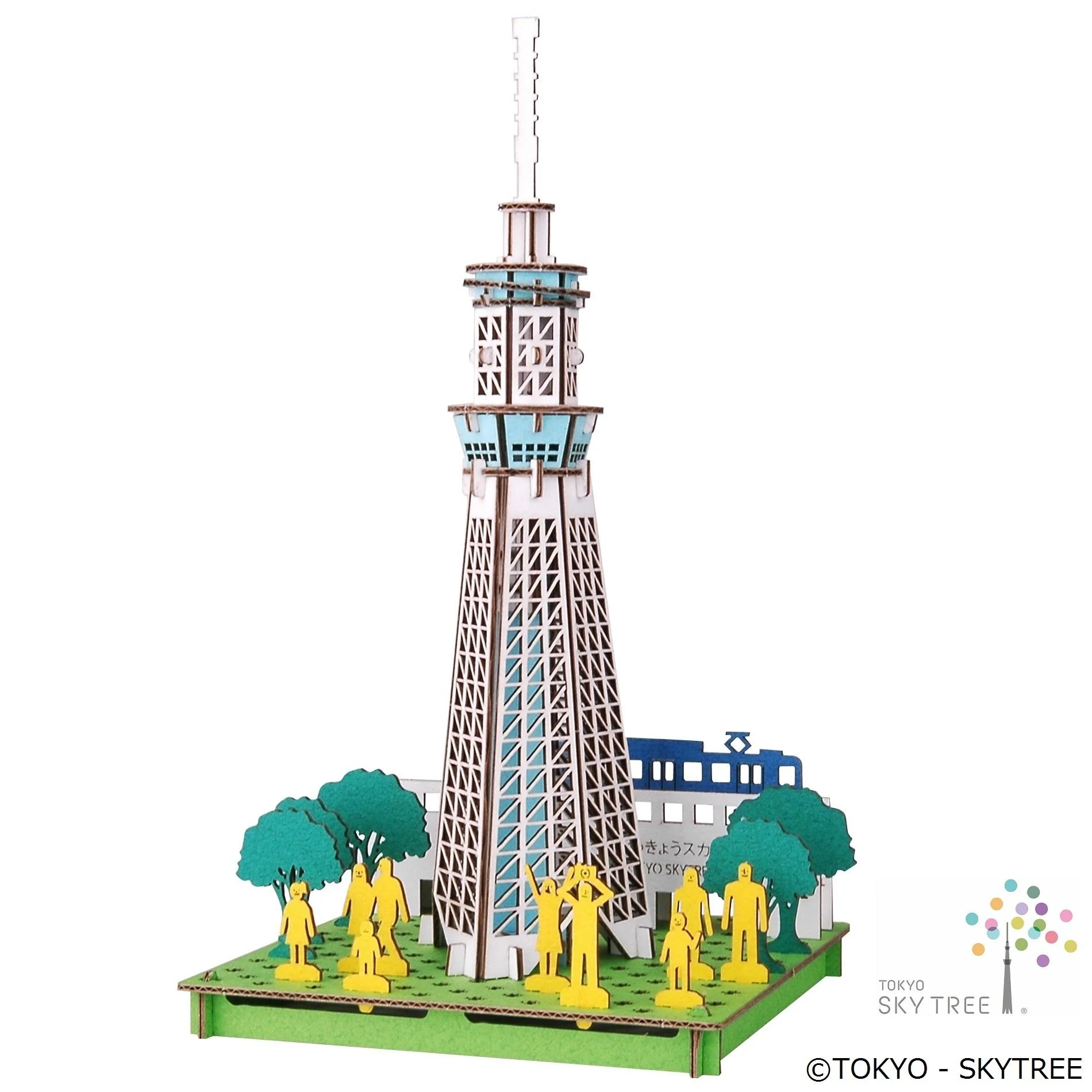 hacomo PUSU PUSU 3D Cardboard Model - TOKYO SKYTREE® 東京スカイツリー® - Image 2