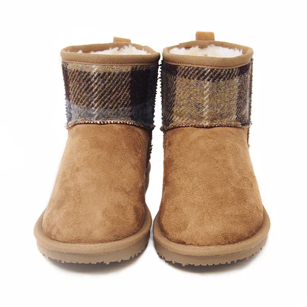 Harris Tweed Boots Camel Large - Image 3