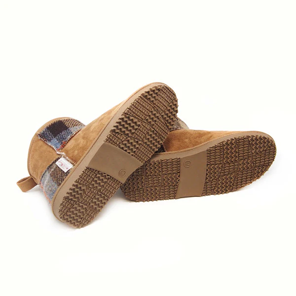 Harris Tweed Boots Camel Medium - Image 4
