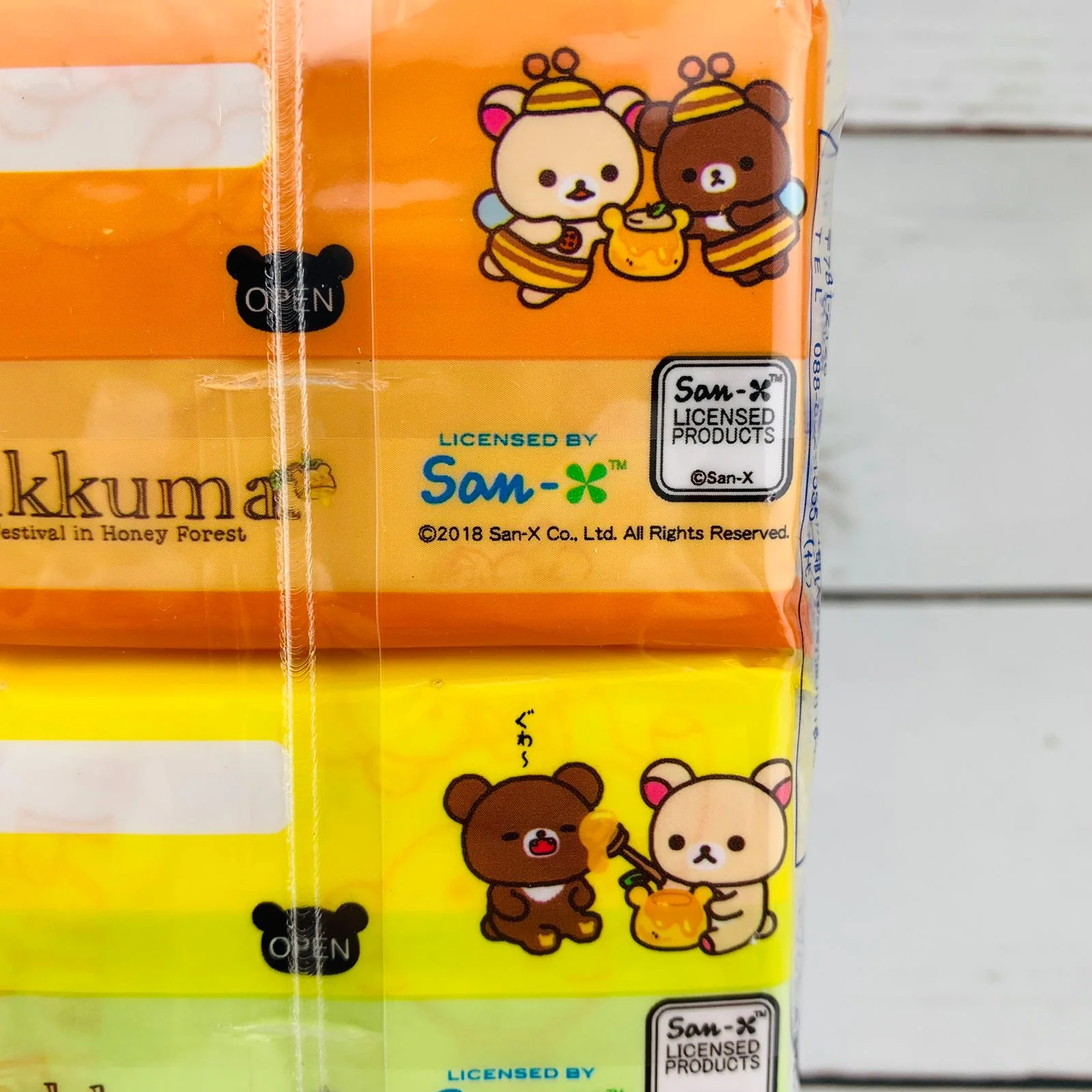 Hayashi Rilakkuma Pocket Size Tissue x 6 Packs - Image 2