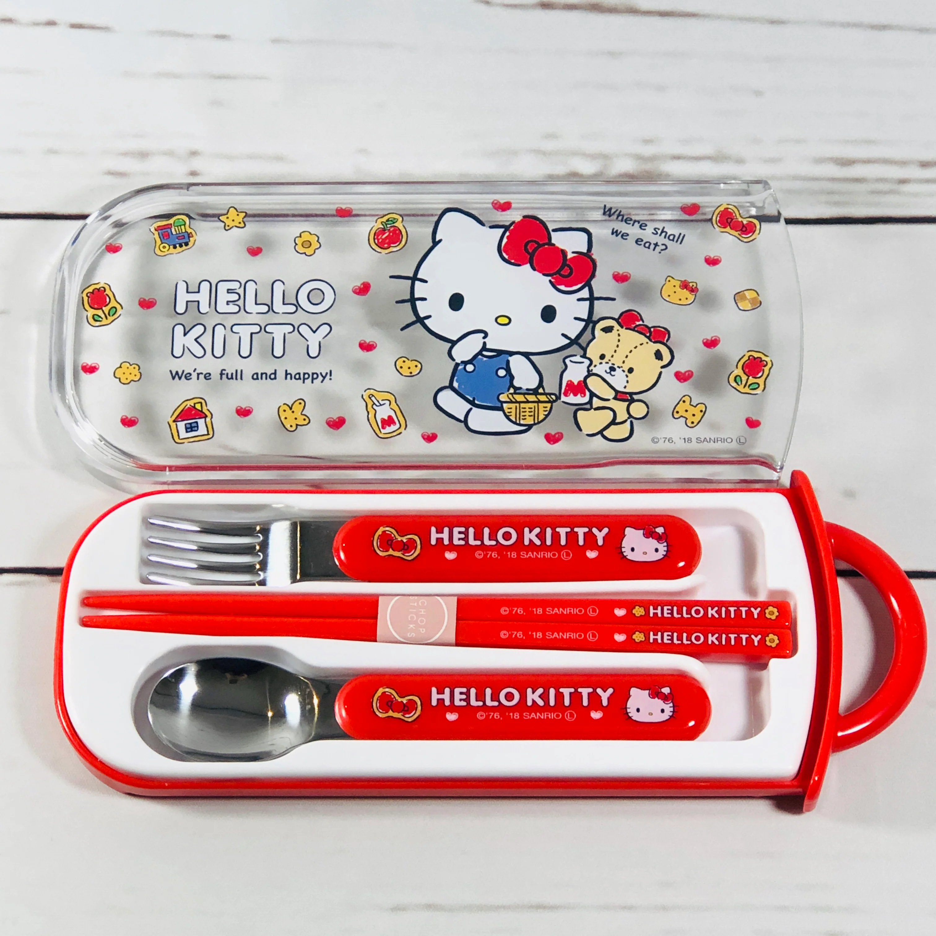 HELLO KITTY Cutlery Set by SKATER TCS1AM - Image 2