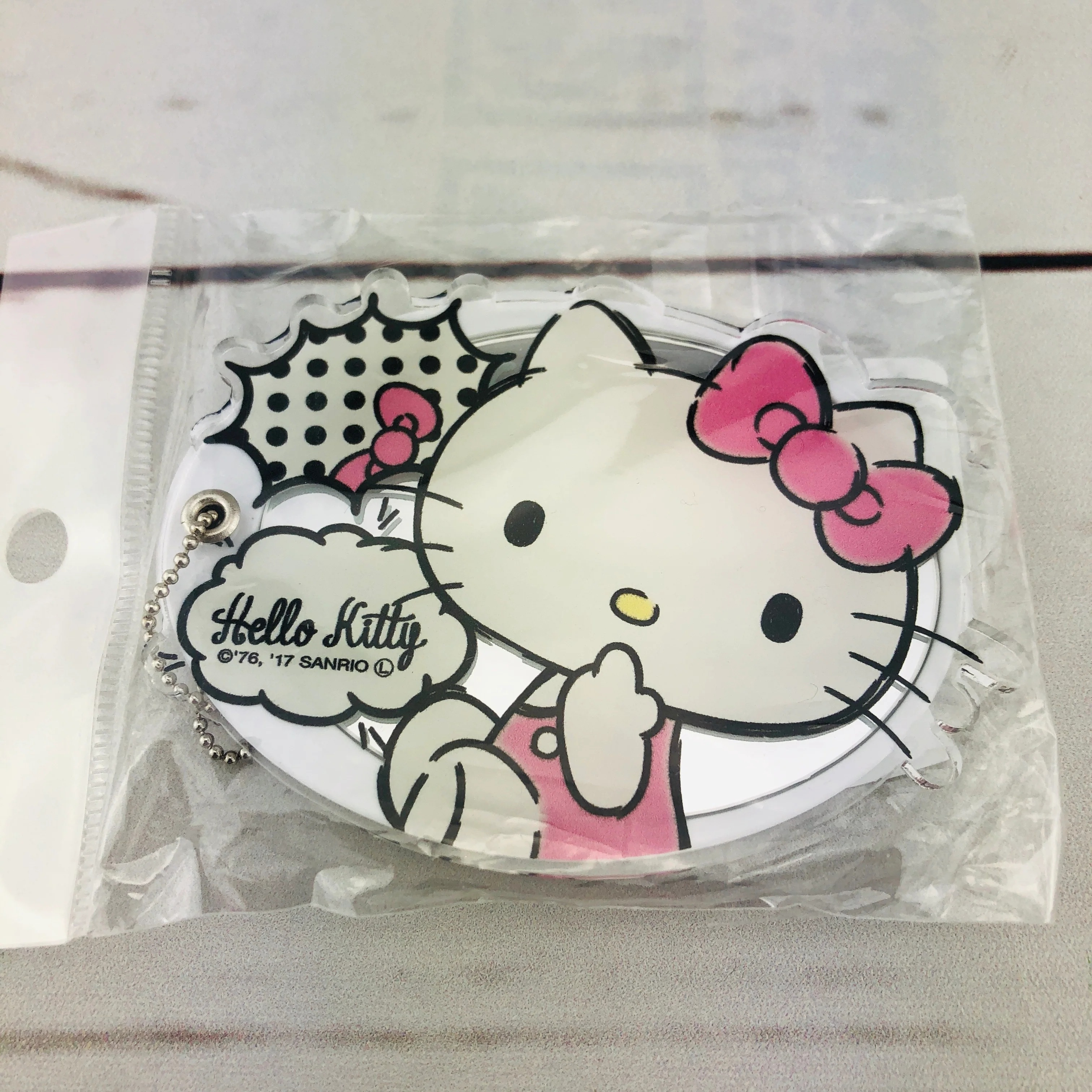 Hello Kitty Folding Mirror CKT-02 Made in Japan - Image 2