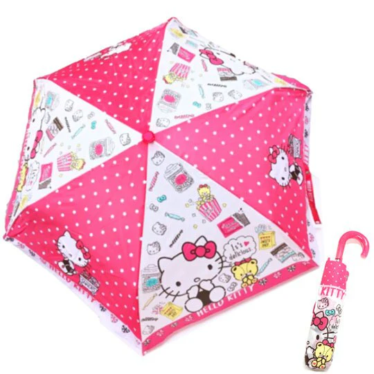 Hello Kitty Folding Umbrella with Storage Bag 90284 - Image 5