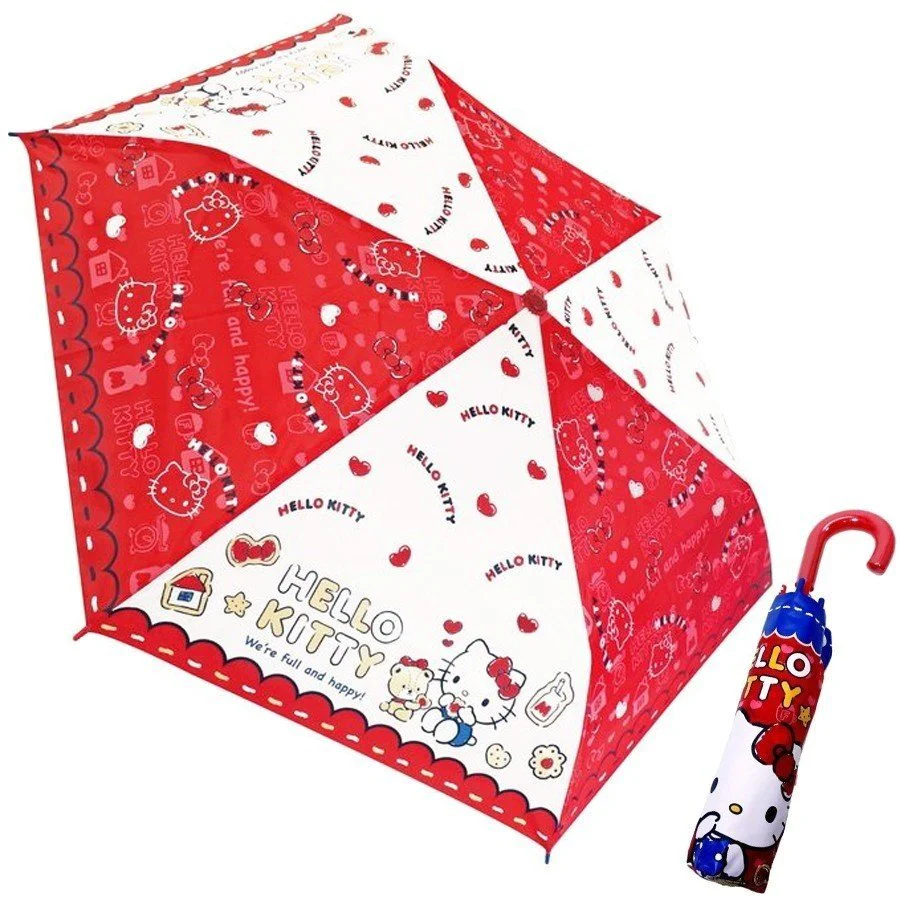 Hello Kitty Folding Umbrella with Storage Bag 90313 - Image 4