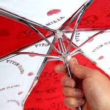 Hello Kitty Folding Umbrella with Storage Bag 90313 - Image 5