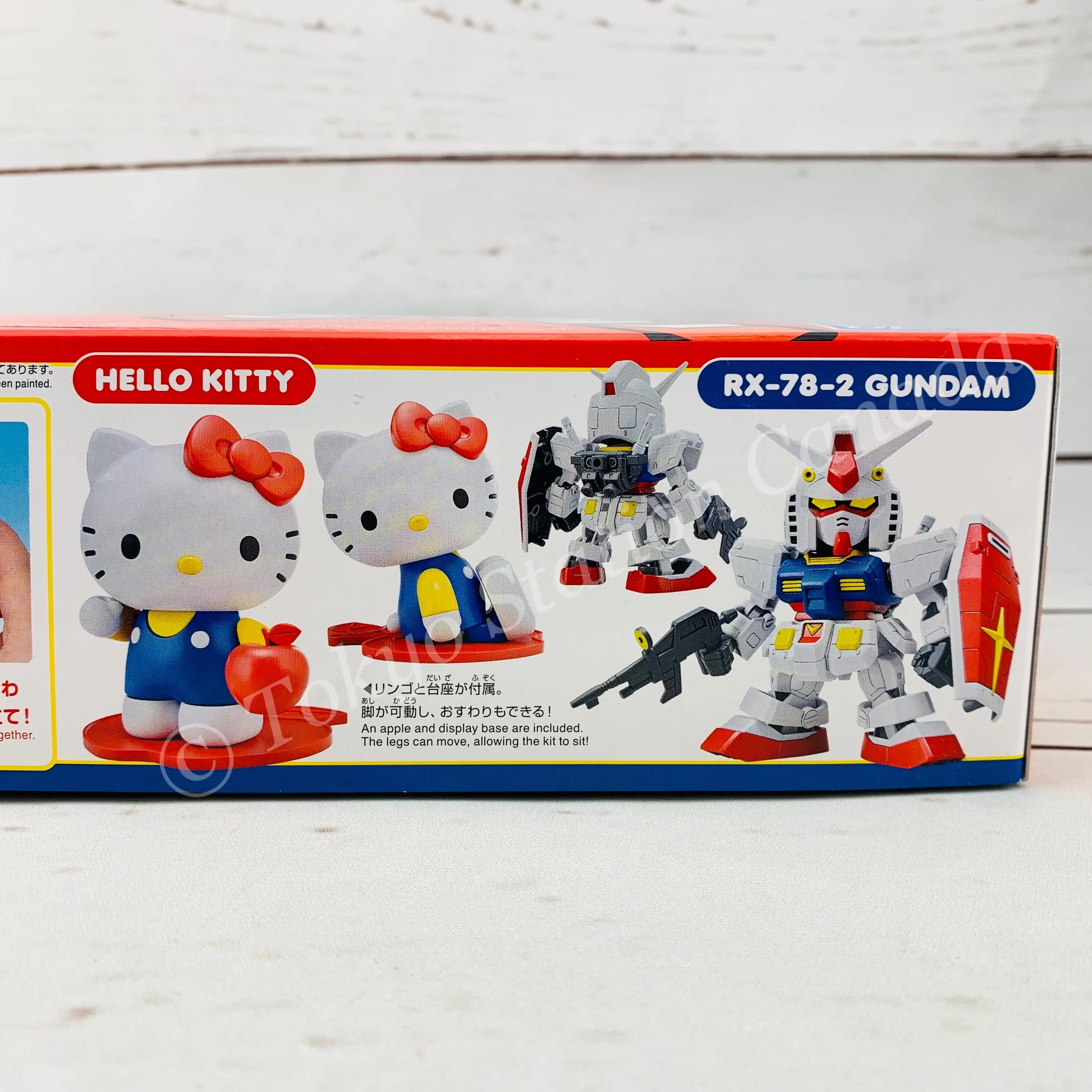 RESTOCK SOON! HELLO KITTY / RX-78-2 GUNDAM (SD EX-STANDARD) GUNPLA Plastic Model Kit Made in Japan 4573102589248 - Image 3
