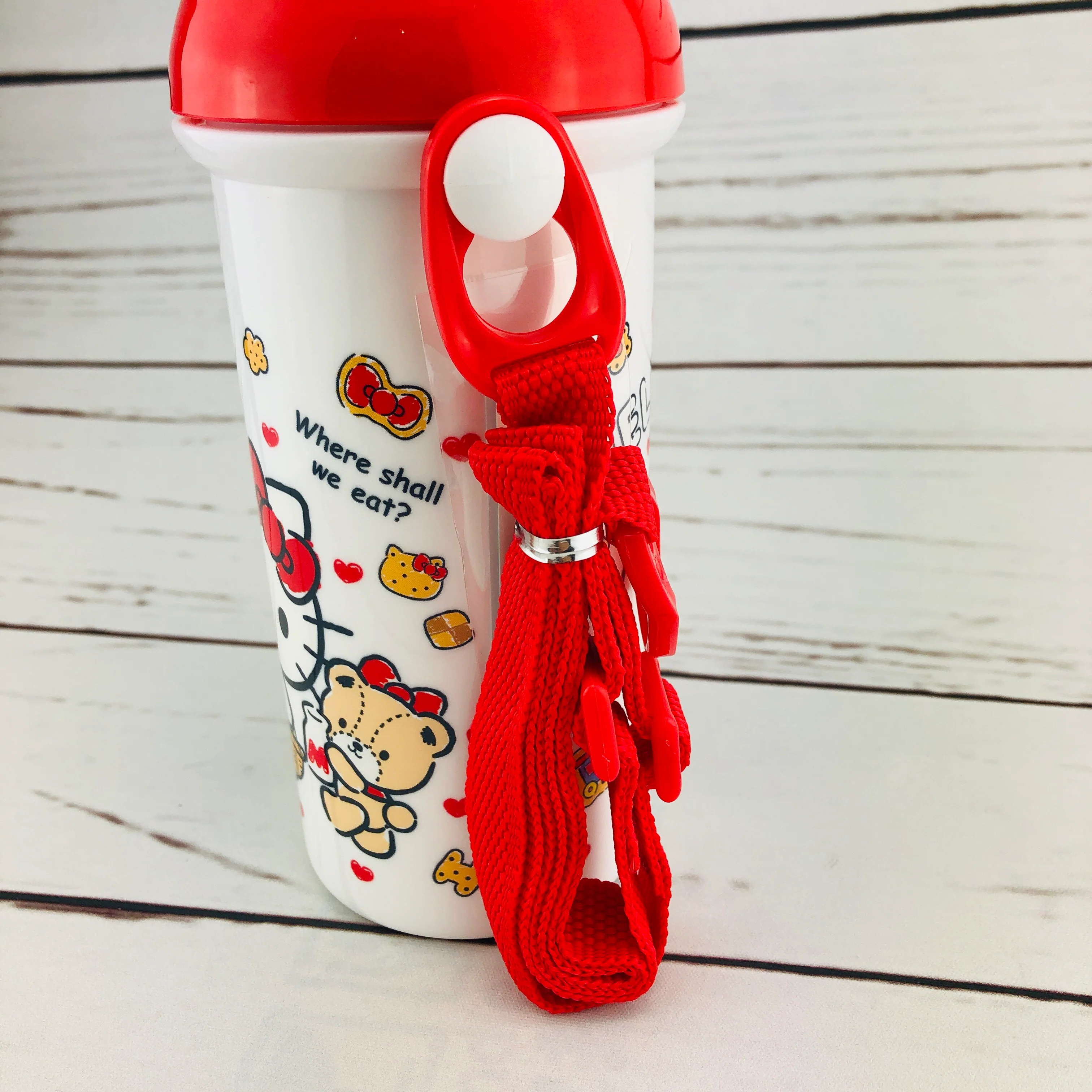 Hello Kitty Water Bottle 480ml by Skater PSB5SAN Made in Japan - Image 2