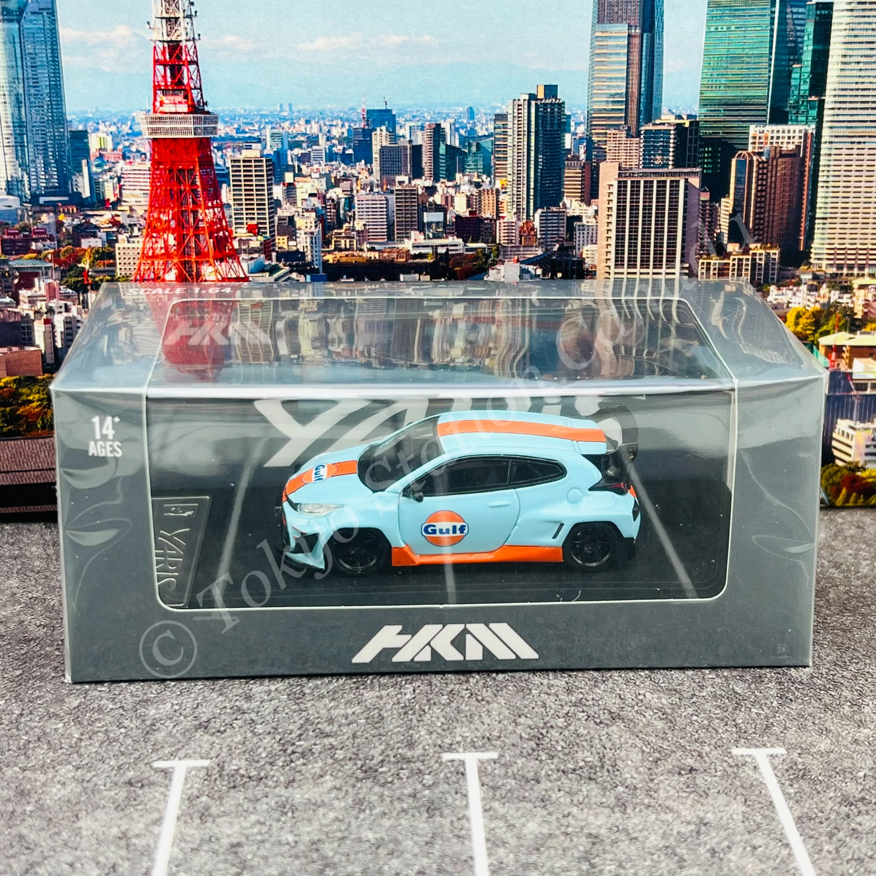 HKM 1/64 YARIS Rocket Bunny Gulf - Image 4
