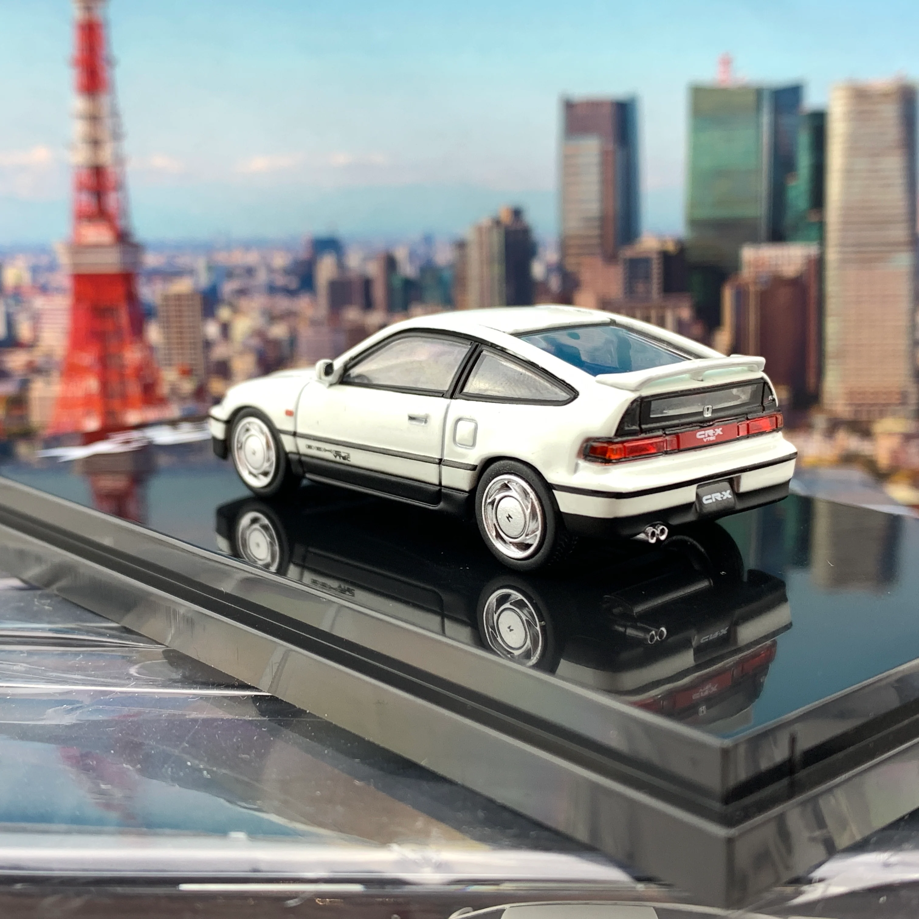 HOBBY JAPAN 1/64 Honda CRX SiR EF8 White HJ641005W - Image 4
