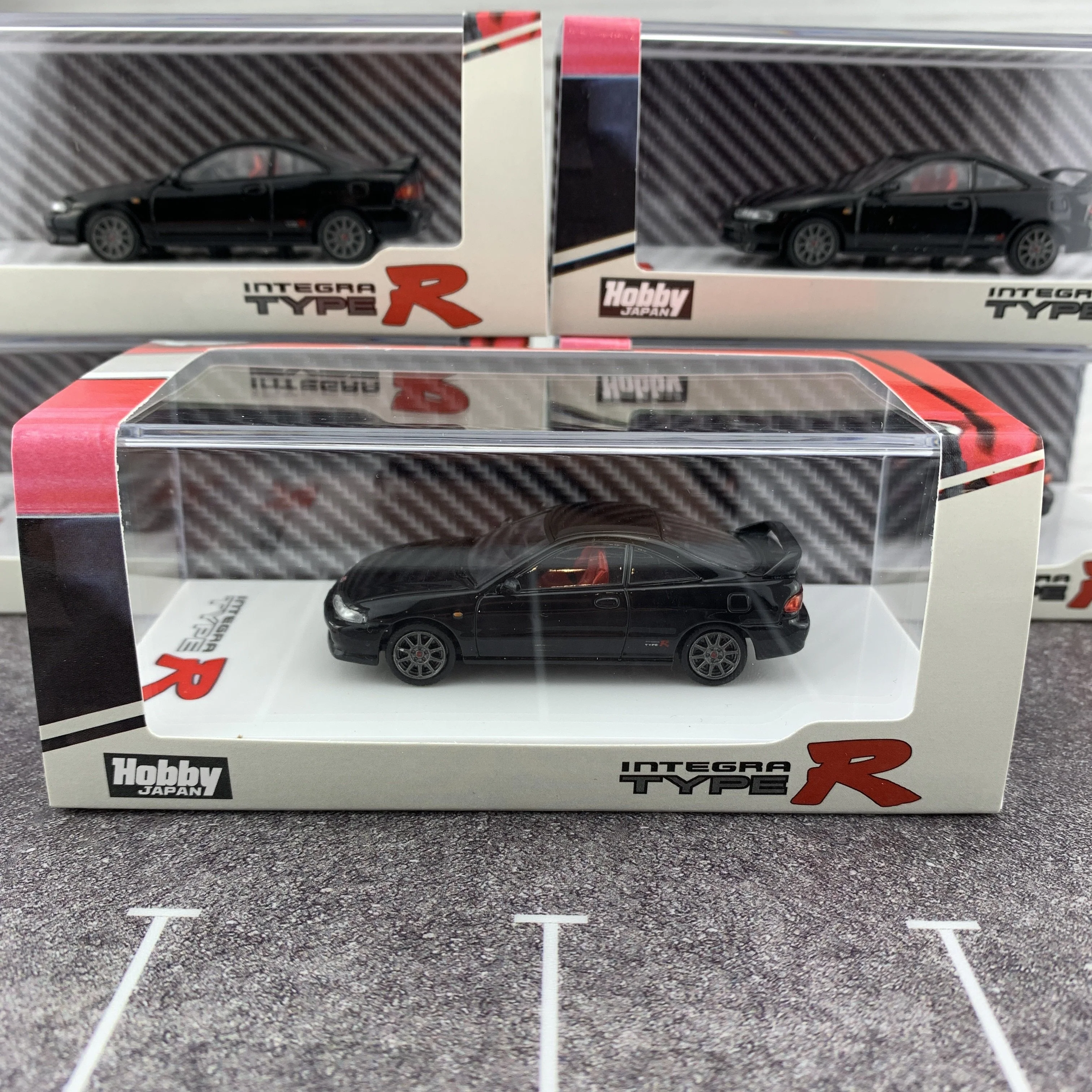 Hobby Japan 1/64 Honda Integra Type R (DC2) 1998 Starlight Black Pearl HJ641004BBK - Image 7