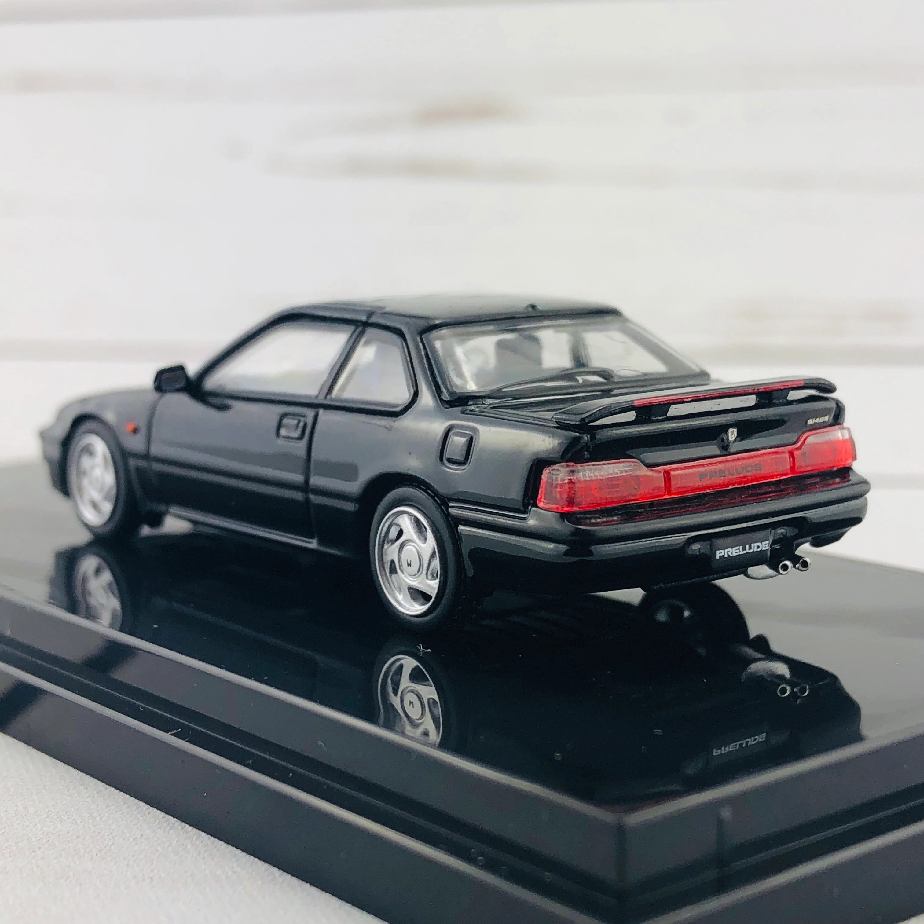 HOBBY JAPAN 1/64 Honda Prelude Si (BA5) 1989 Granada Black Pearl HJ641002ABK - Image 8