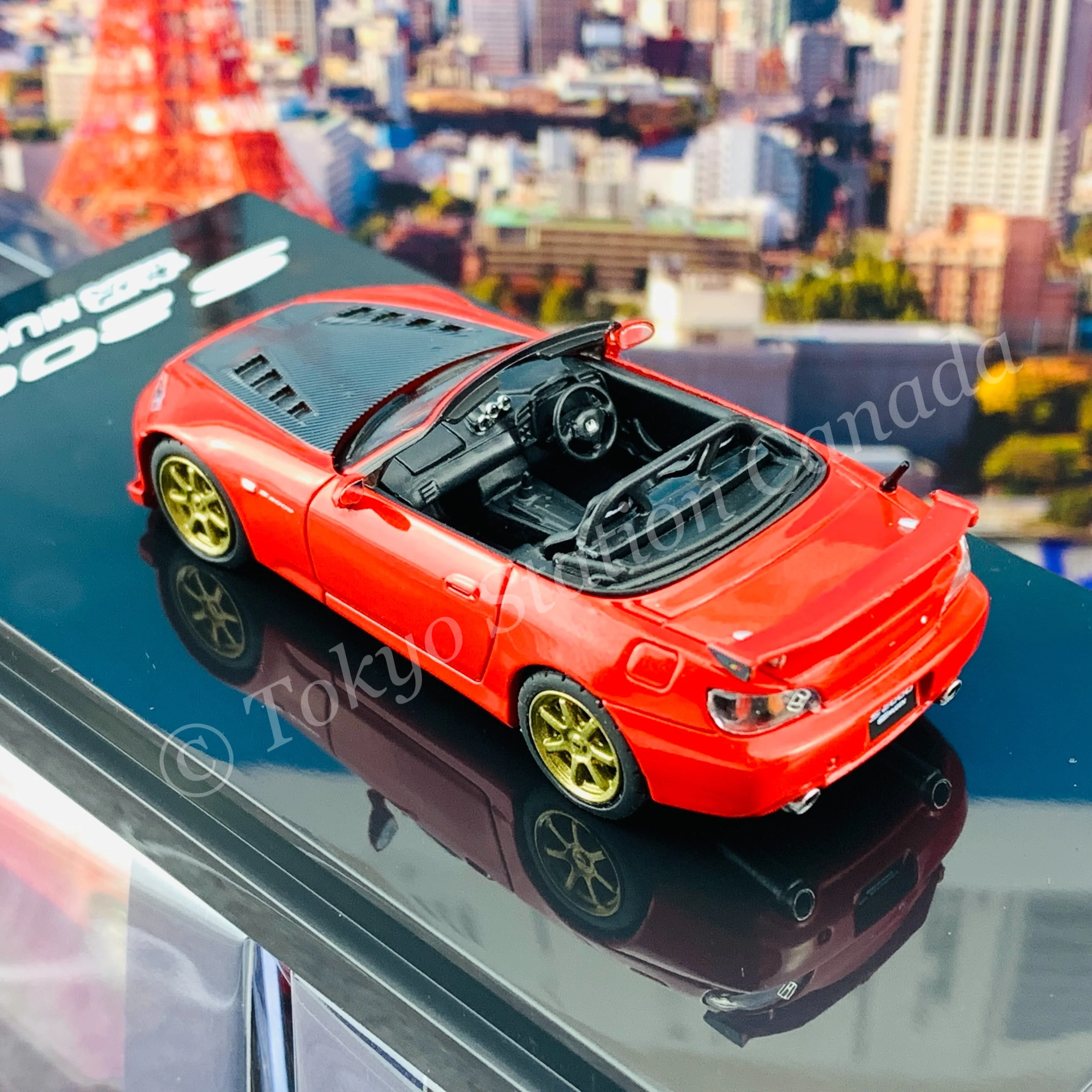 HOBBY JAPAN 1/64 Mugen S2000 New Formula Red HJ641020MR - Image 4