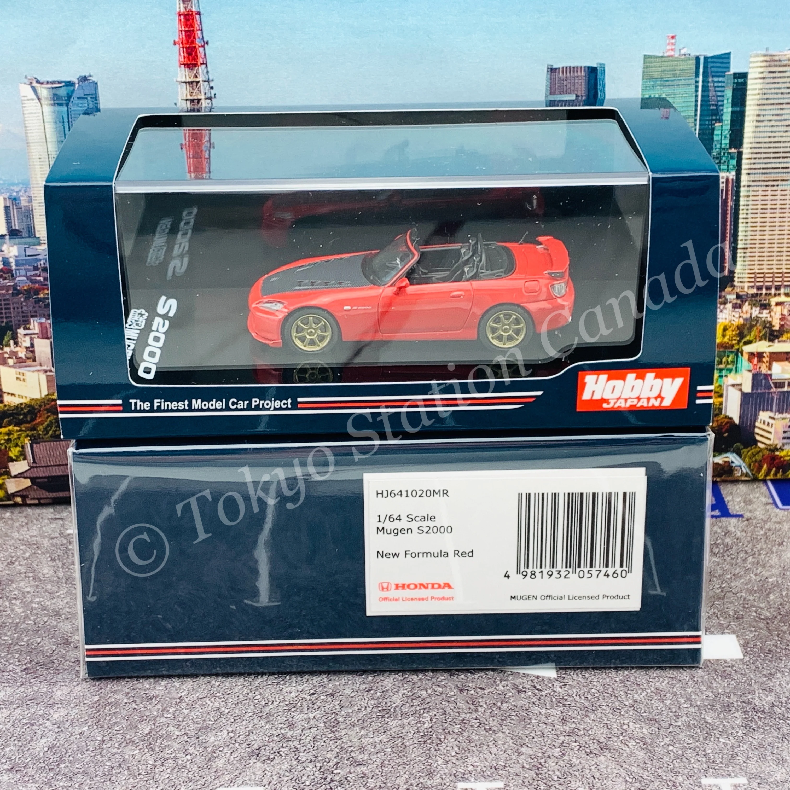HOBBY JAPAN 1/64 Mugen S2000 New Formula Red HJ641020MR - Image 6