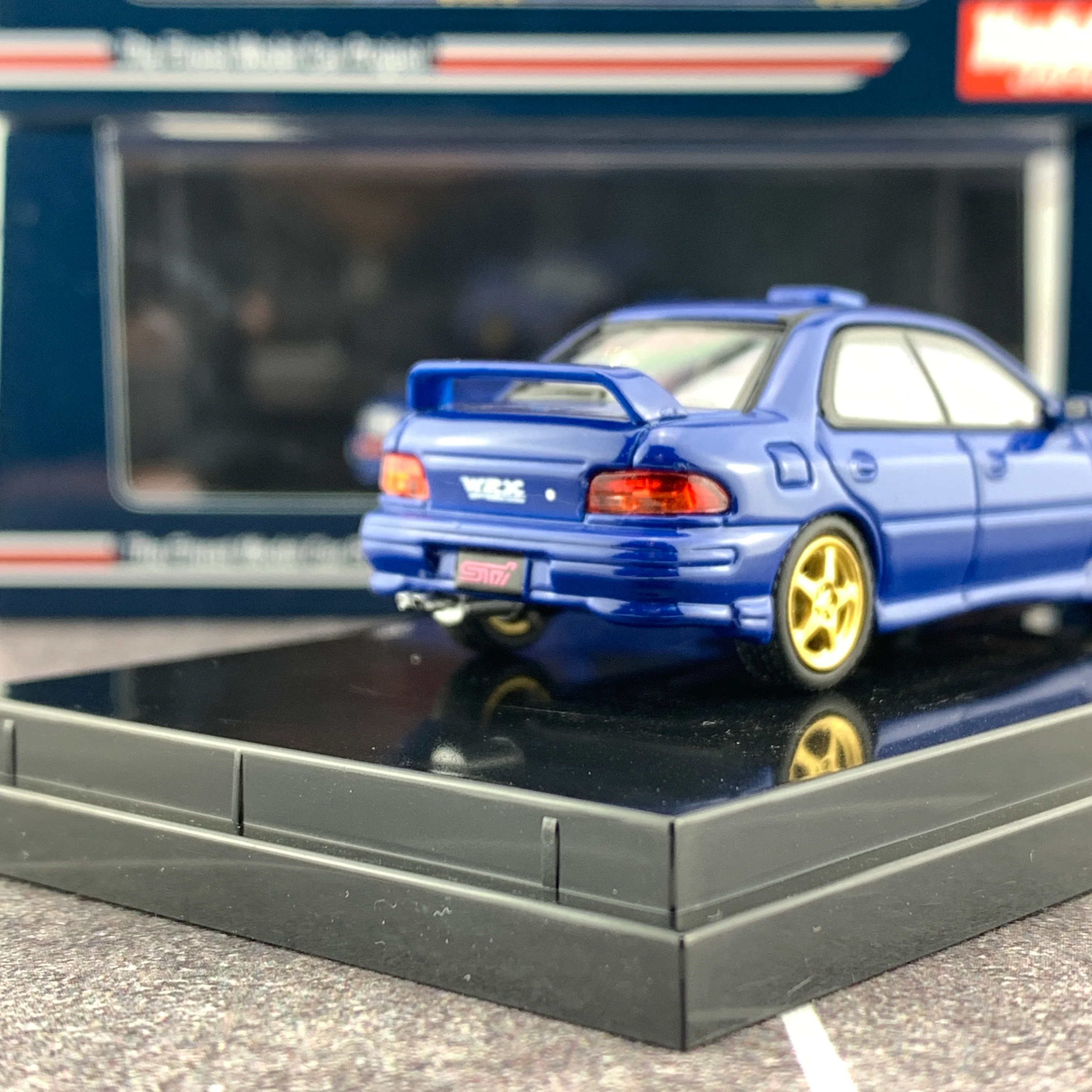 Hobby Japan 1/64 Subaru Impreza WRX GC8 STi Verion II Sport Blue HJ641013SSBL - Image 5