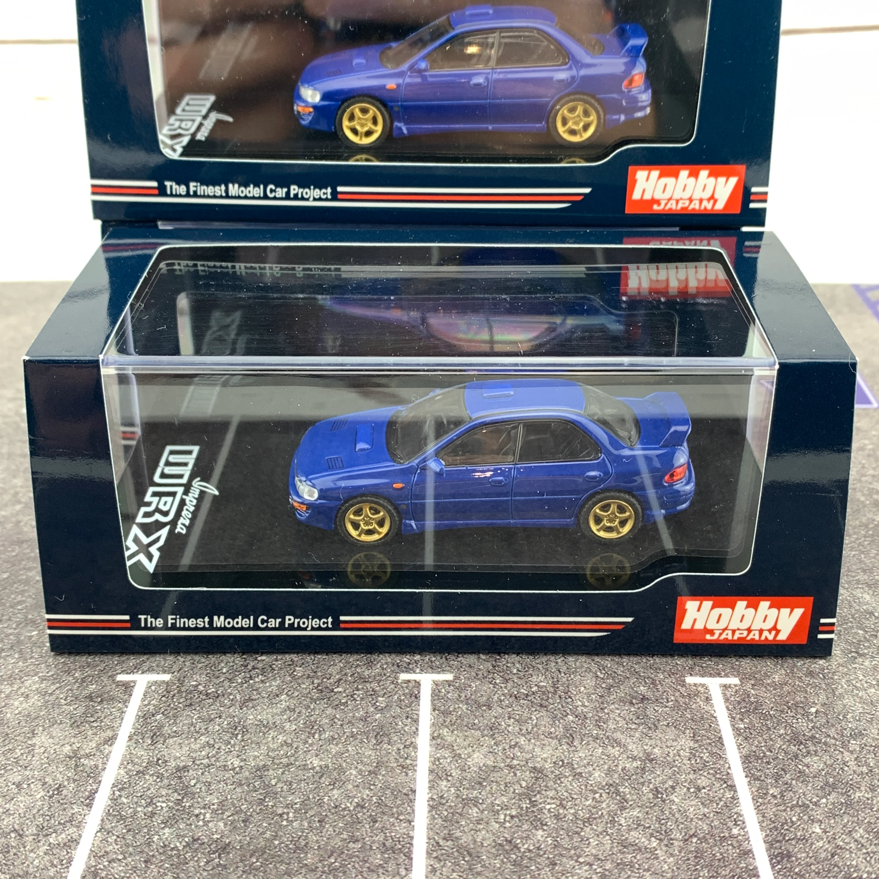 Hobby Japan 1/64 Subaru Impreza WRX GC8 STi Verion II Sport Blue HJ641013SSBL - Image 7