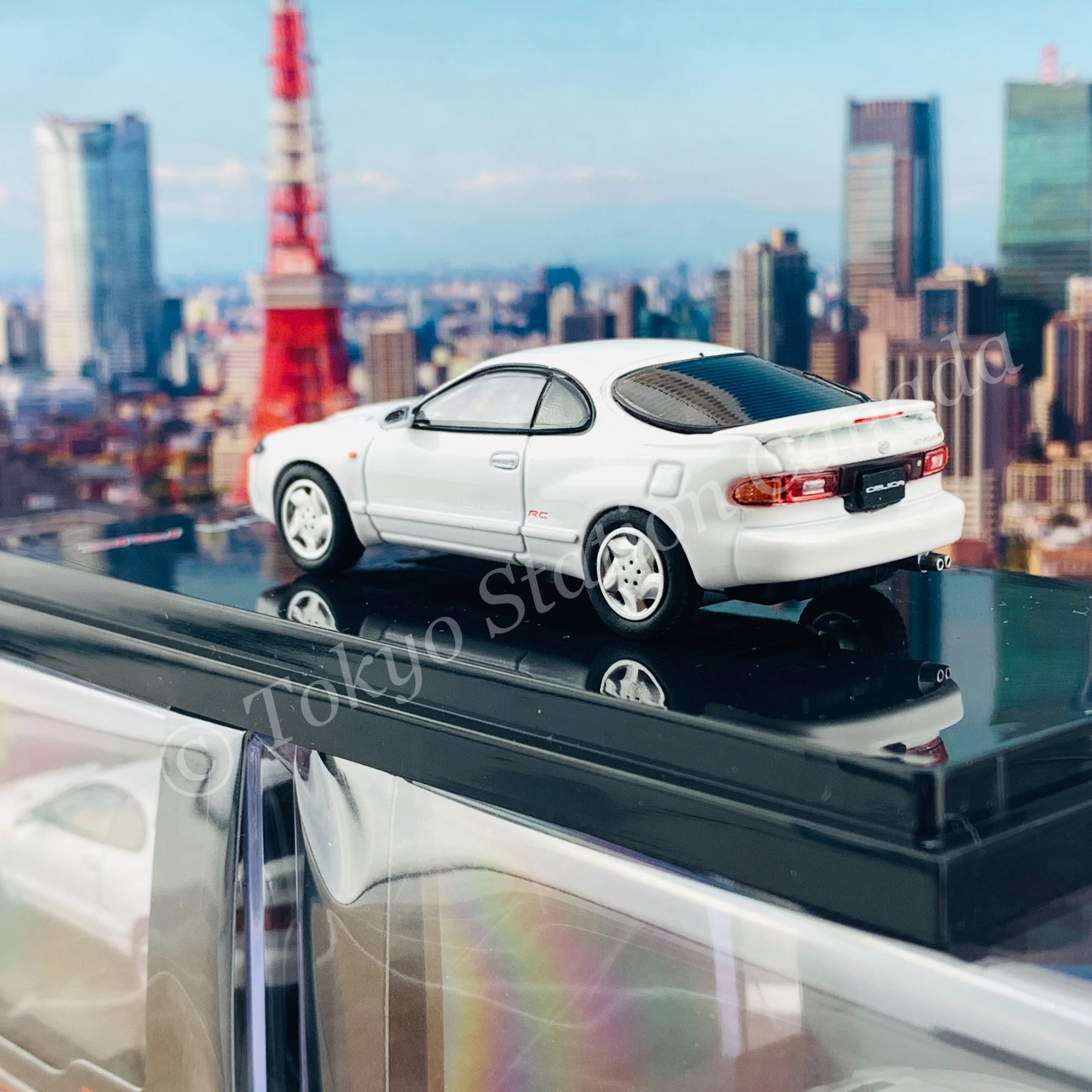 HOBBY JAPAN 1/64 Toyota CELICA GT-FOUR RC ST185 Super White II HJ641023AW - Image 4