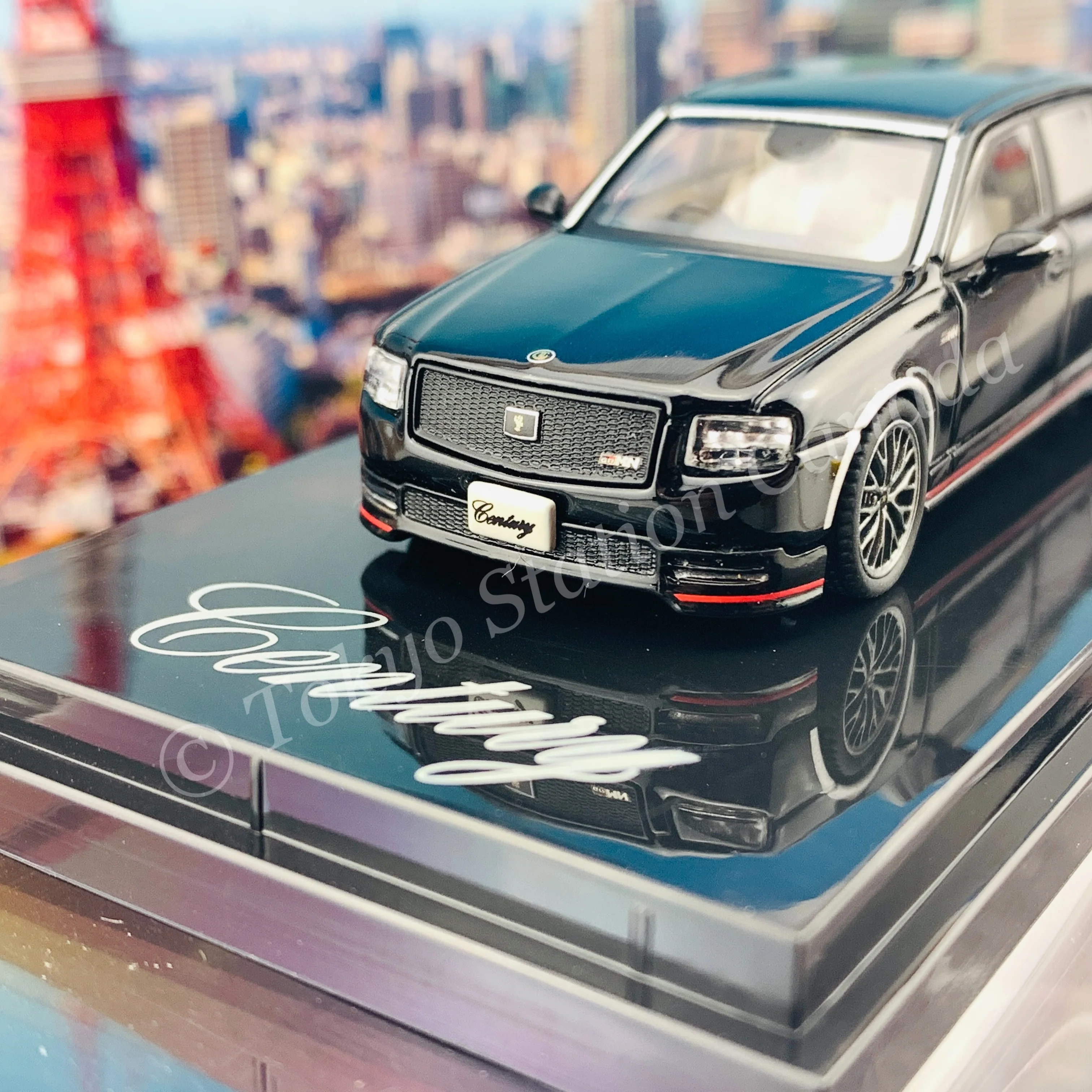 HOBBY JAPAN 1/64 Toyota CENTURY GRMN HJ641019GBK - Image 2