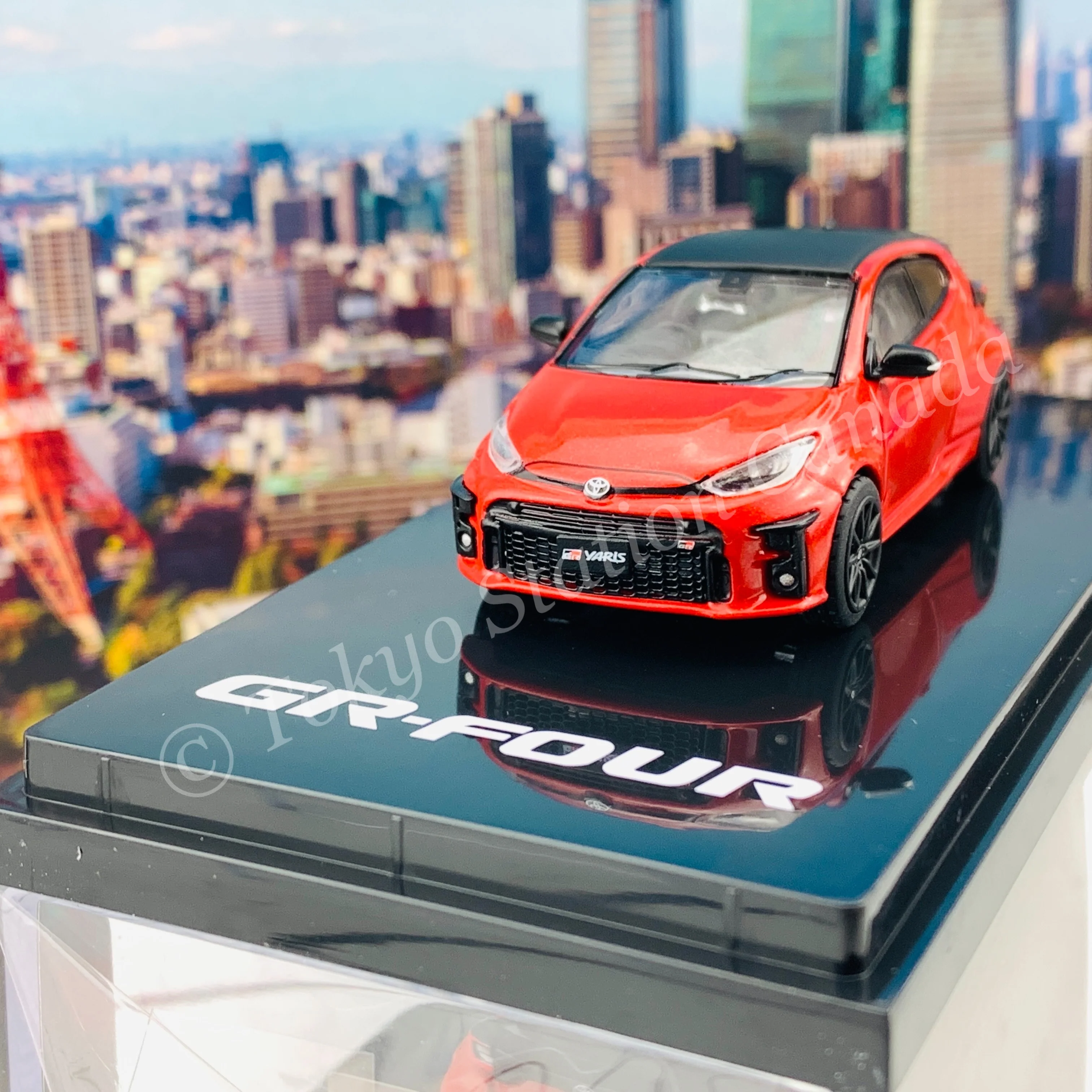 HOBBY JAPAN 1/64 Toyota GR YARIS RZ "High Performance" Emotional Red II HJ641024HR - Image 3
