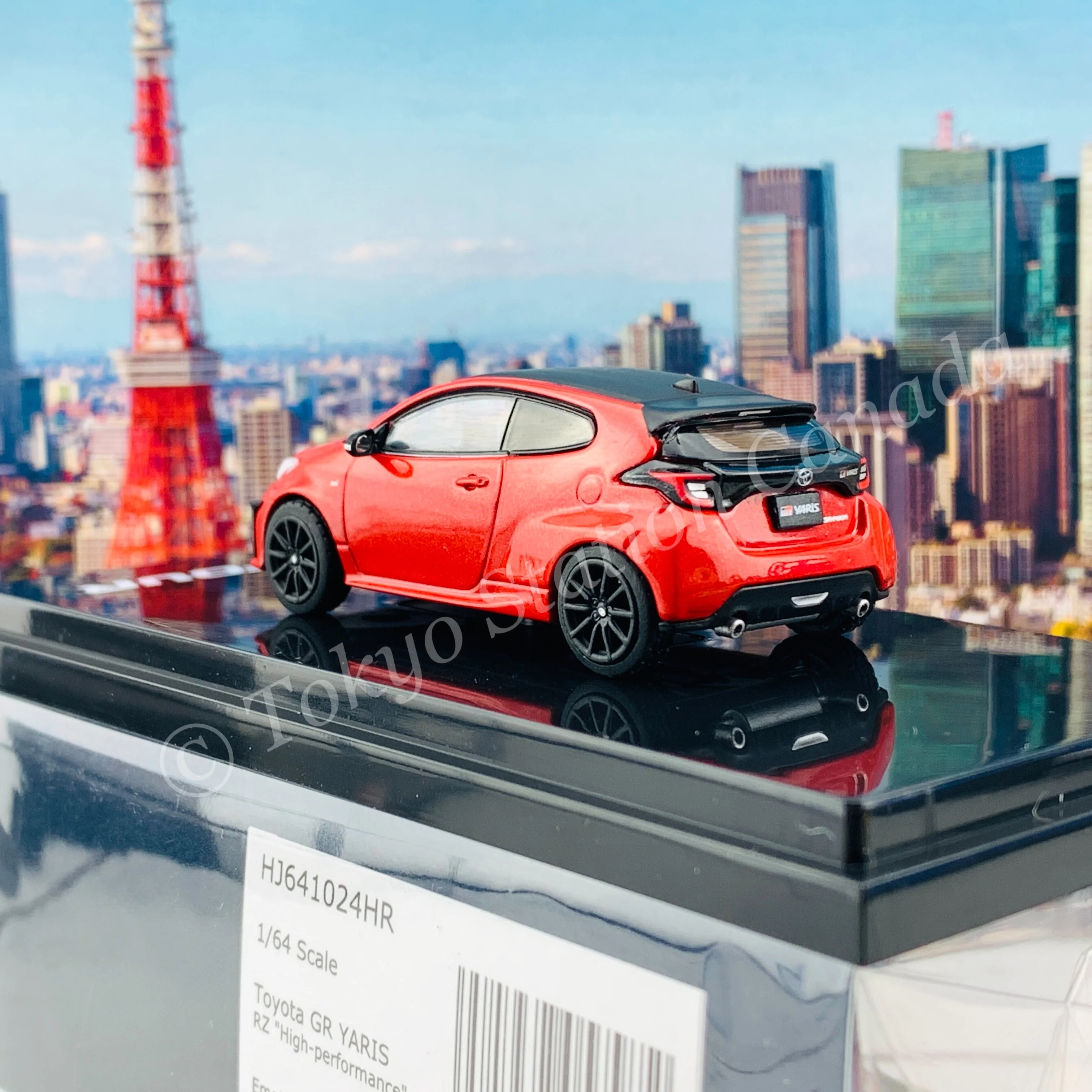 HOBBY JAPAN 1/64 Toyota GR YARIS RZ "High Performance" Emotional Red II HJ641024HR - Image 5