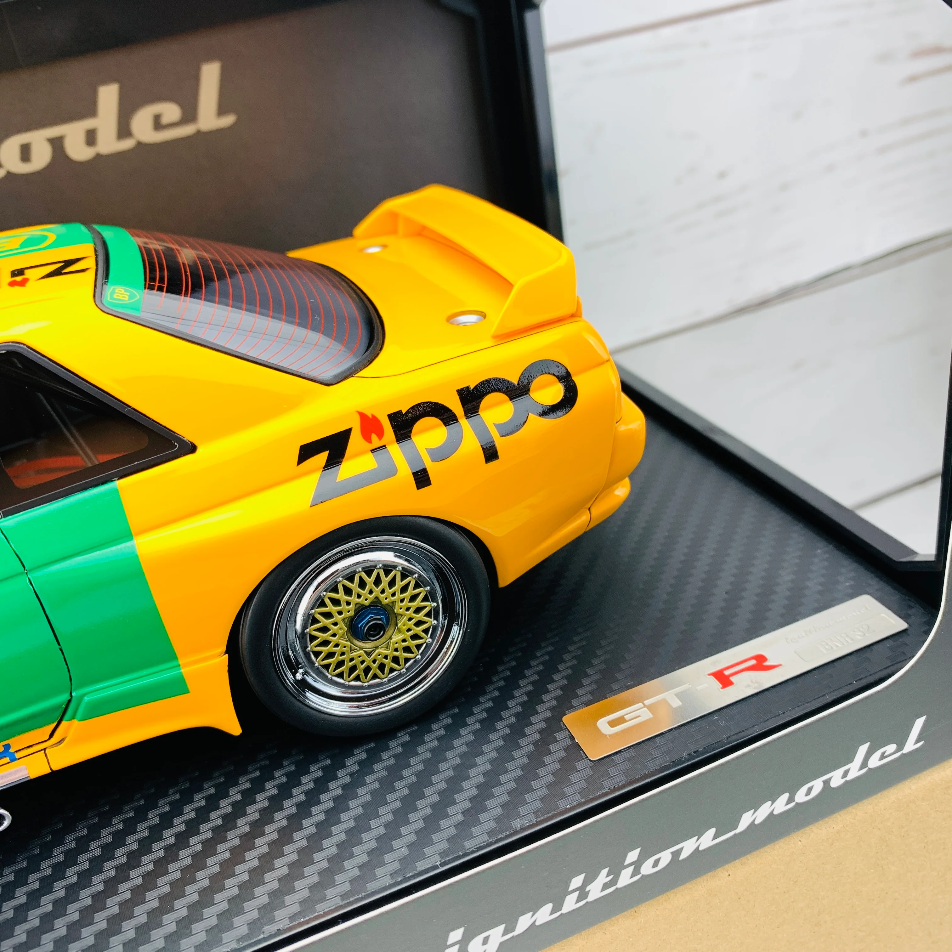 Ignition Model 1/18 BP OIL TRAMPIO GTR (#11) 1993 JTC IG2112 - Image 3