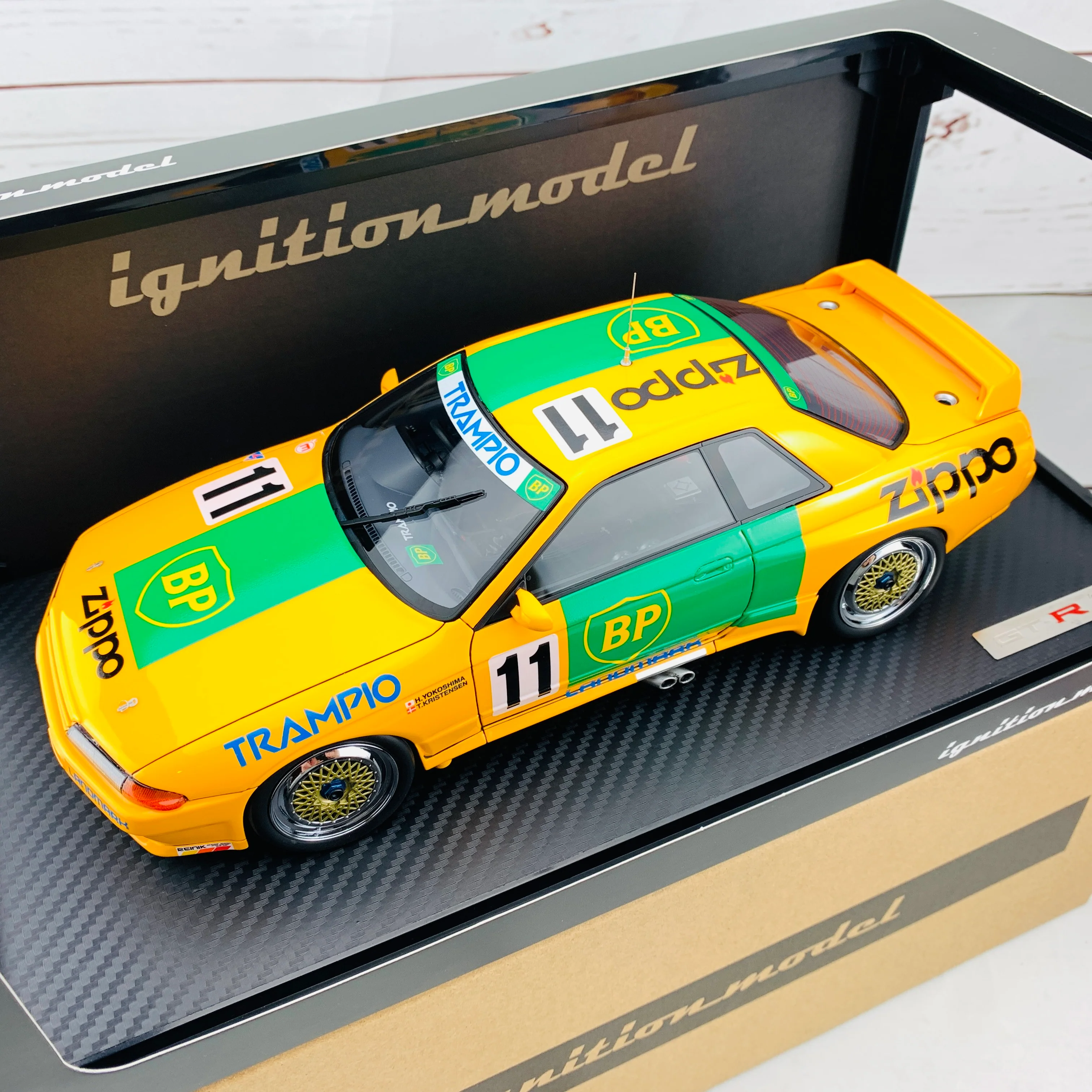 Ignition Model 1/18 BP OIL TRAMPIO GTR (#11) 1993 JTC IG2112 - Image 4