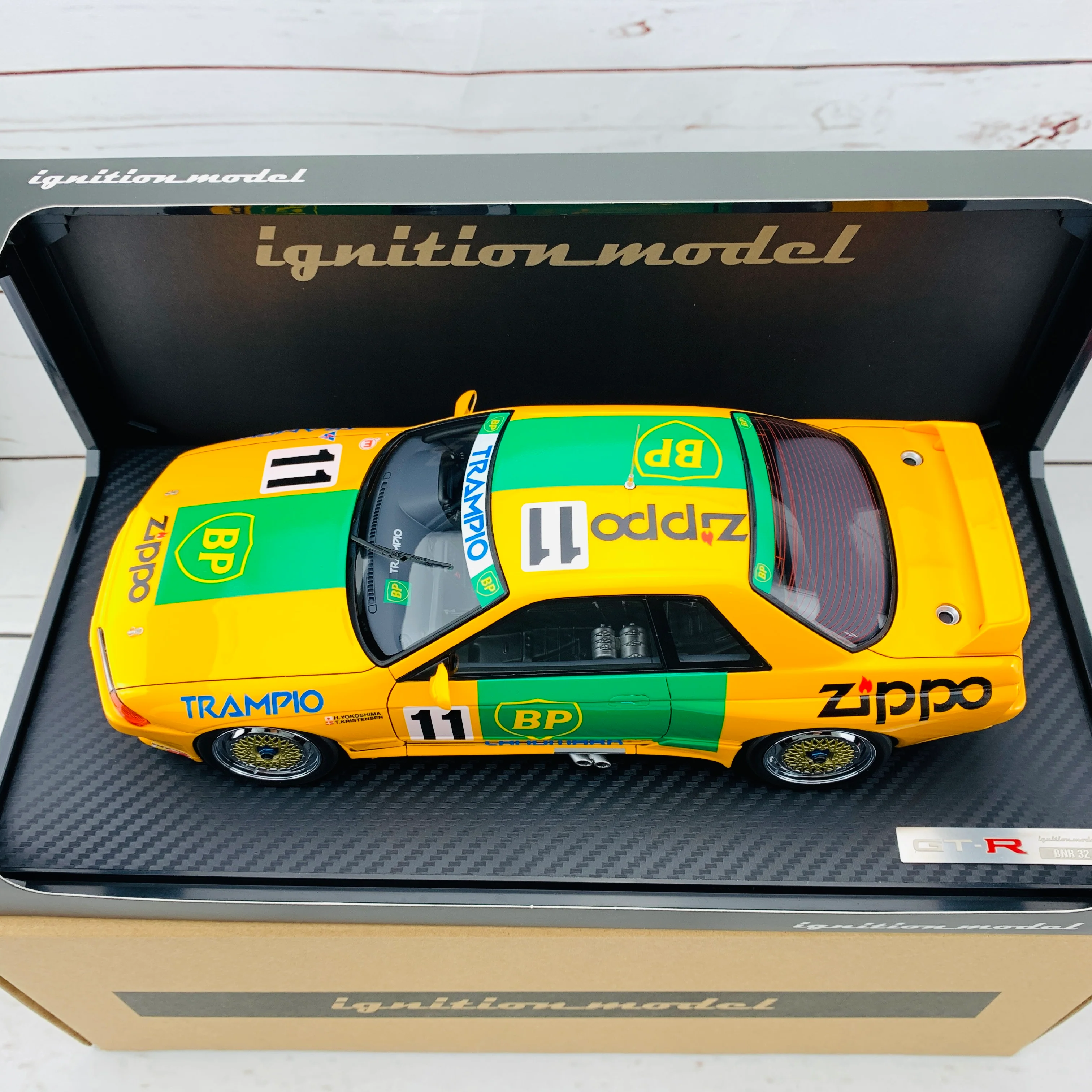 Ignition Model 1/18 BP OIL TRAMPIO GTR (#11) 1993 JTC IG2112 - Image 7