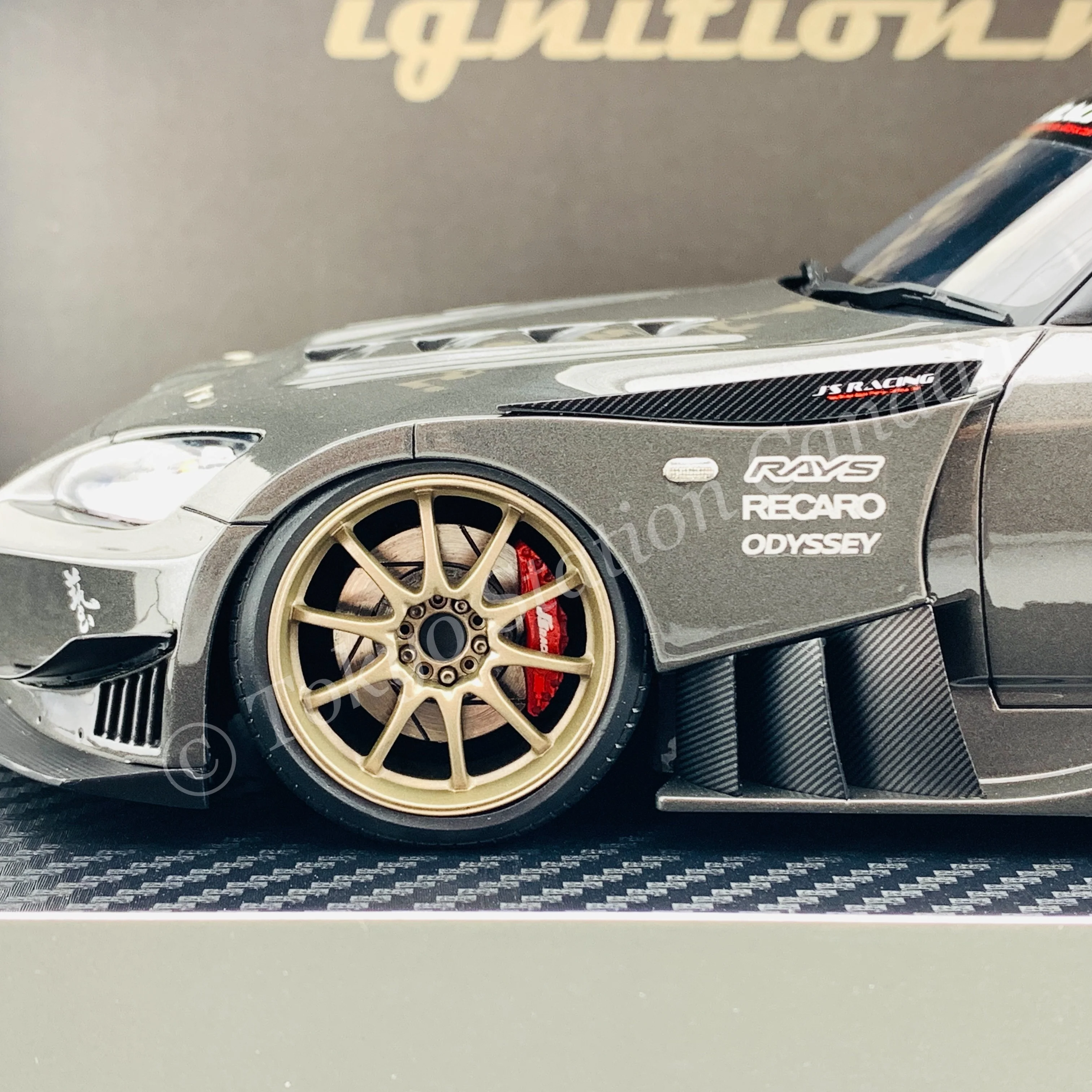 Ignition Model 1/18 J'S RACING S2000 (AP1) Gun Metallic IG2011 - Image 2