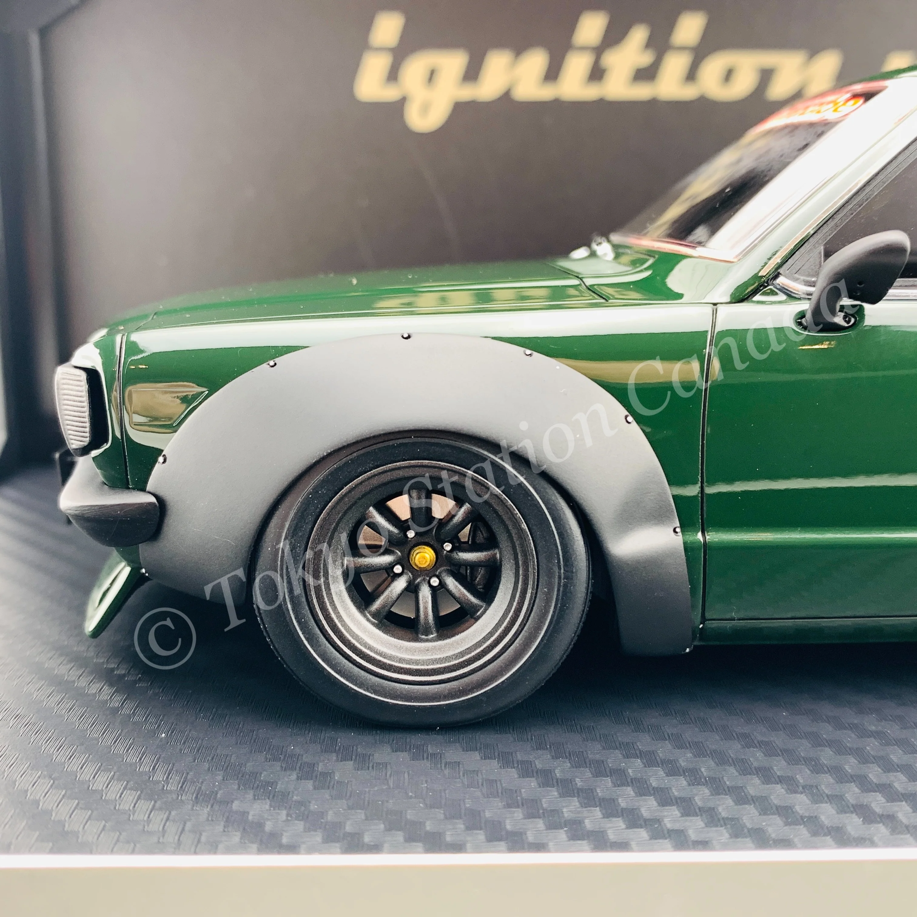 Ignition Model 1/18 Mazda Savanna (S124A) Racing Dark Green IG2031 - Image 2