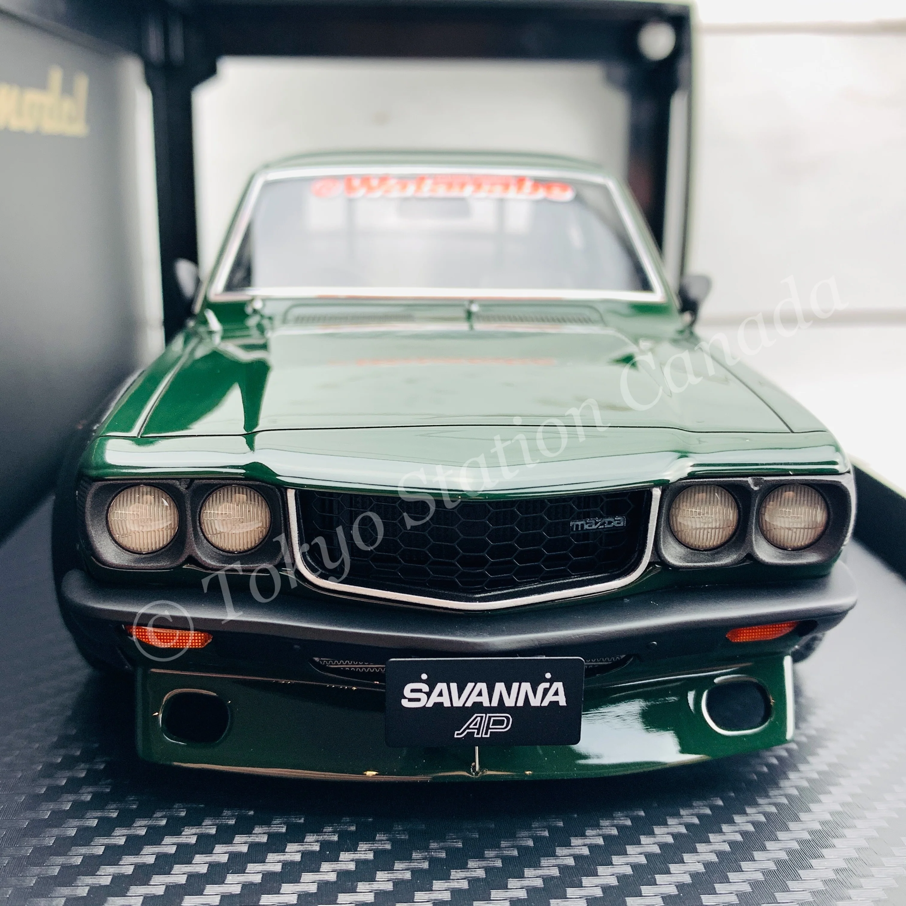 Ignition Model 1/18 Mazda Savanna (S124A) Racing Dark Green IG2031 - Image 4