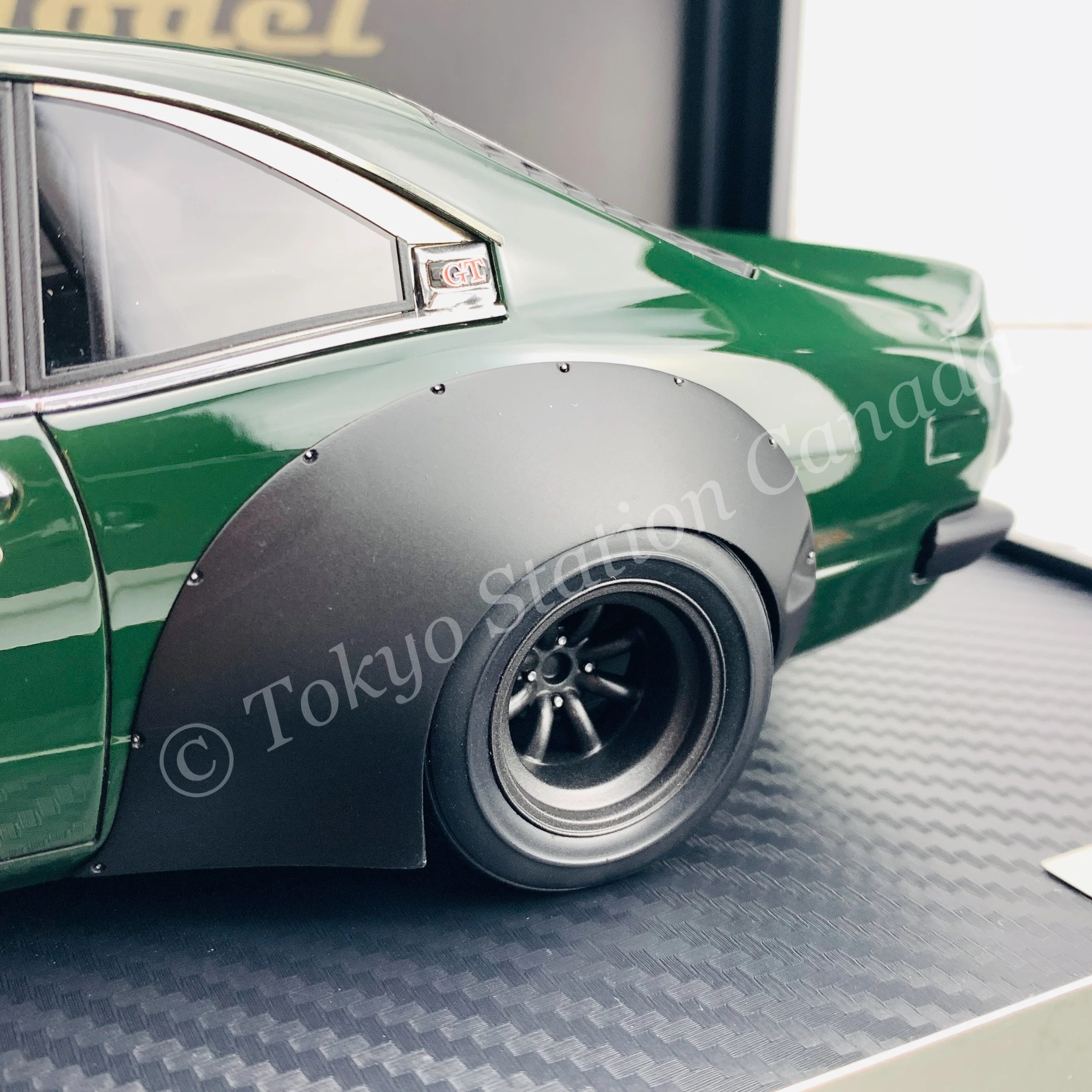 Ignition Model 1/18 Mazda Savanna (S124A) Racing Dark Green IG2031 - Image 6