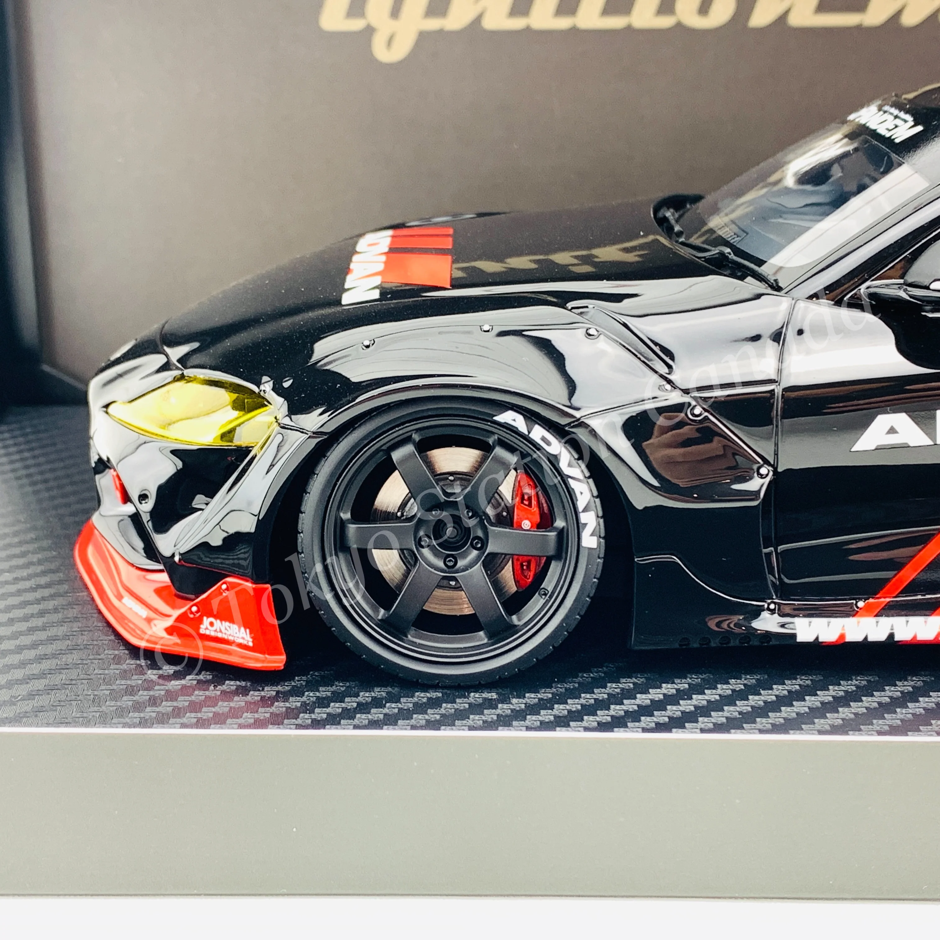 Ignition Model 1/18 PANDEM Supra (A90) Black/Red IG2199 - Image 2