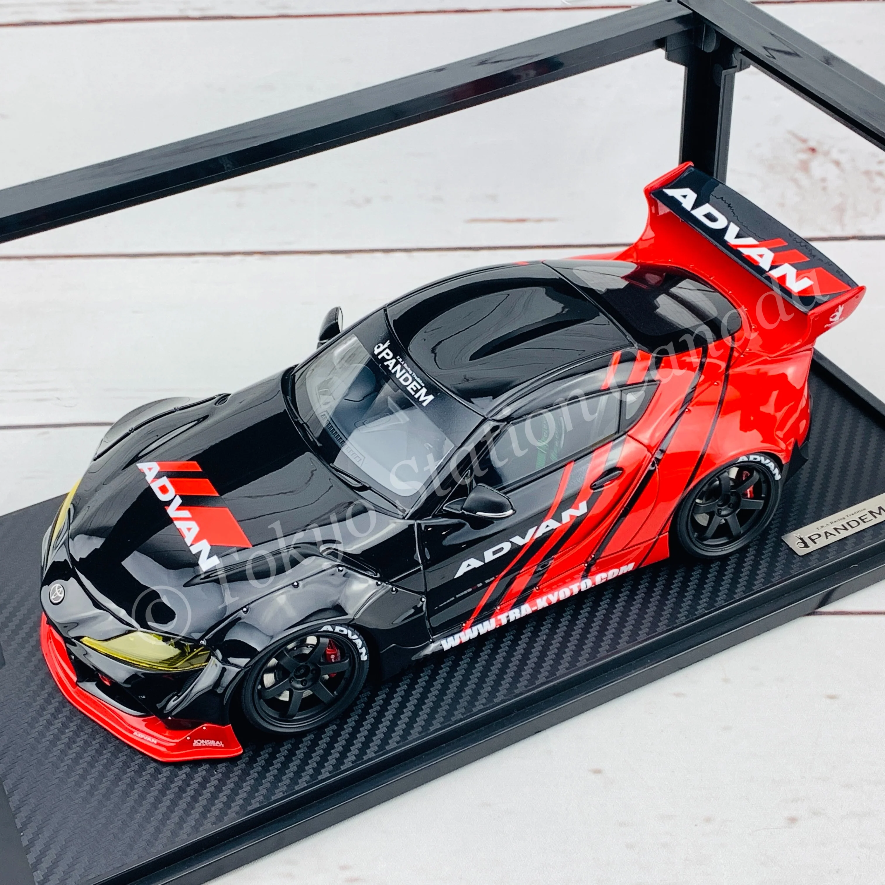 Ignition Model 1/18 PANDEM Supra (A90) Black/Red IG2199 - Image 3