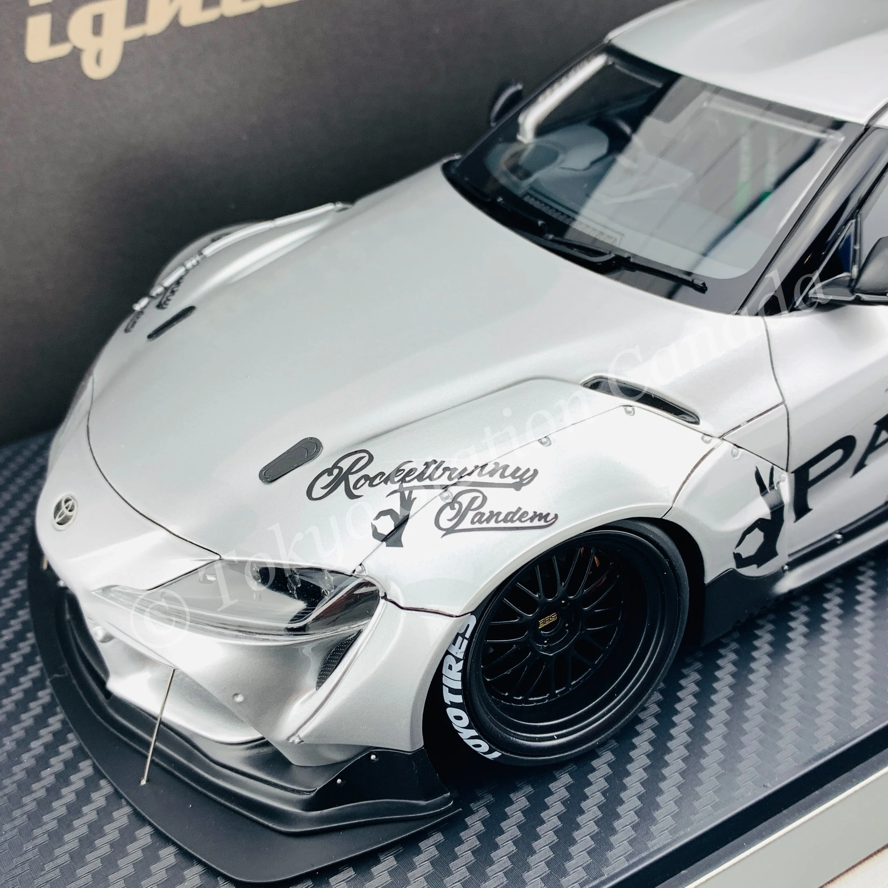 Ignition Model 1/18 PANDEM Supra (A90) Silver IG2038 - Image 2