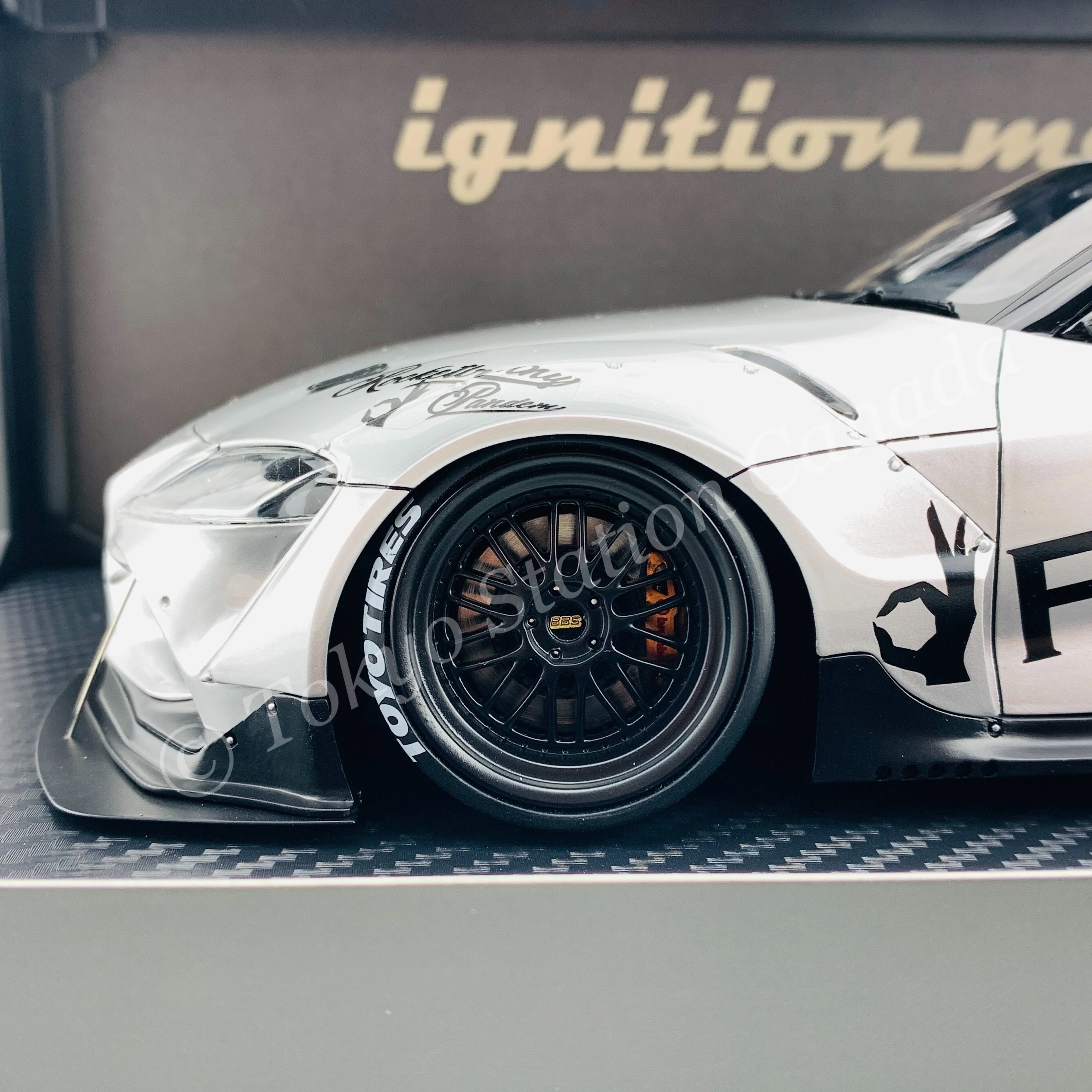 Ignition Model 1/18 PANDEM Supra (A90) Silver IG2038 - Image 3